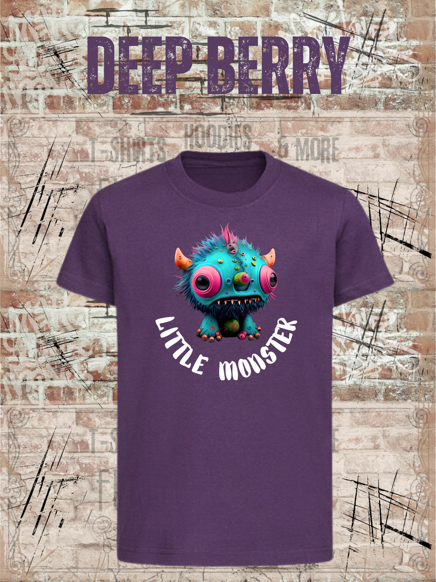 Kinder T-Shirt Little Monster - Süßes Monster Shirt für Kids