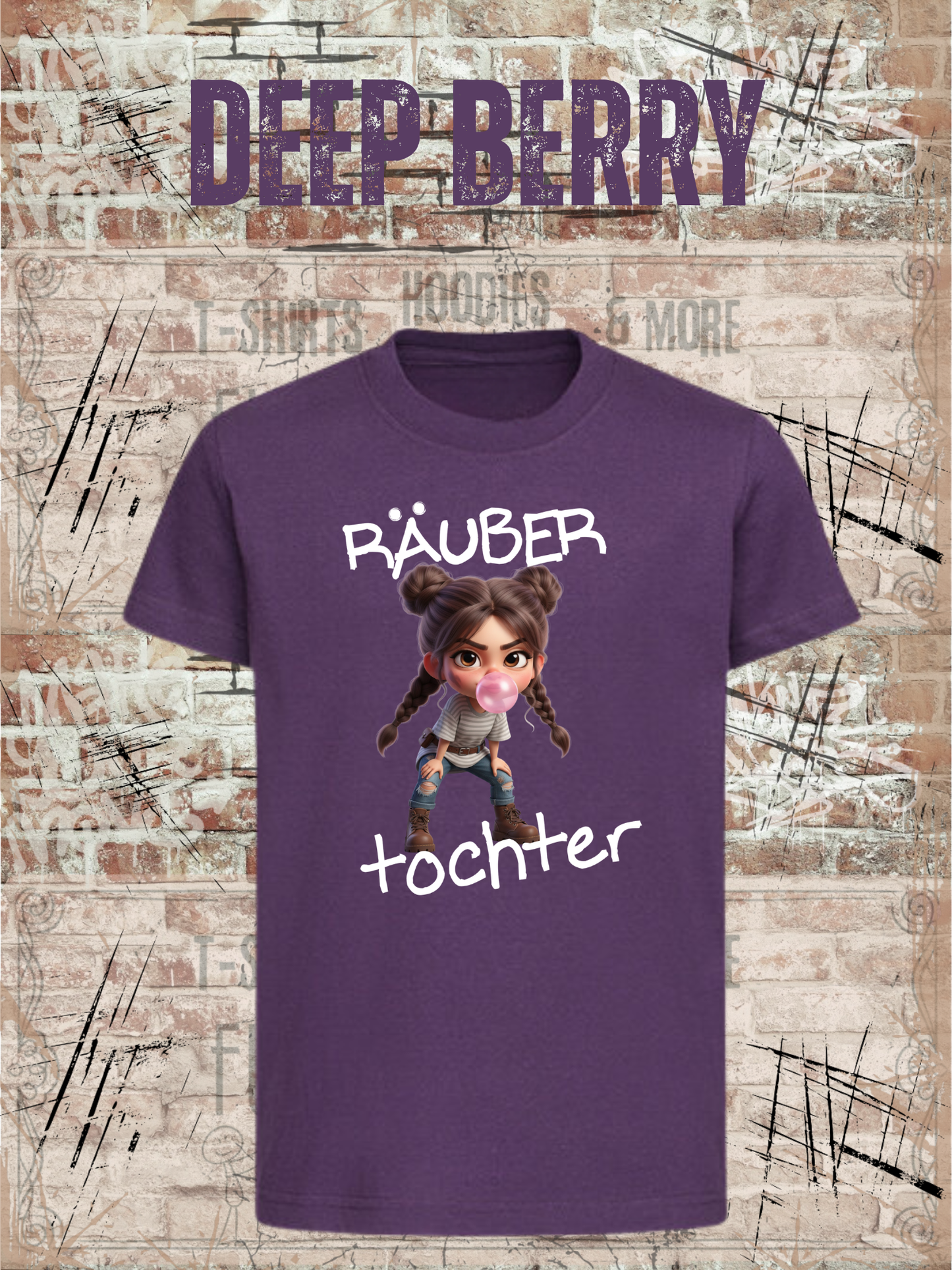 T-Shirt 'Räuber Tochter' - Witziges Geschenk für freche Kids
