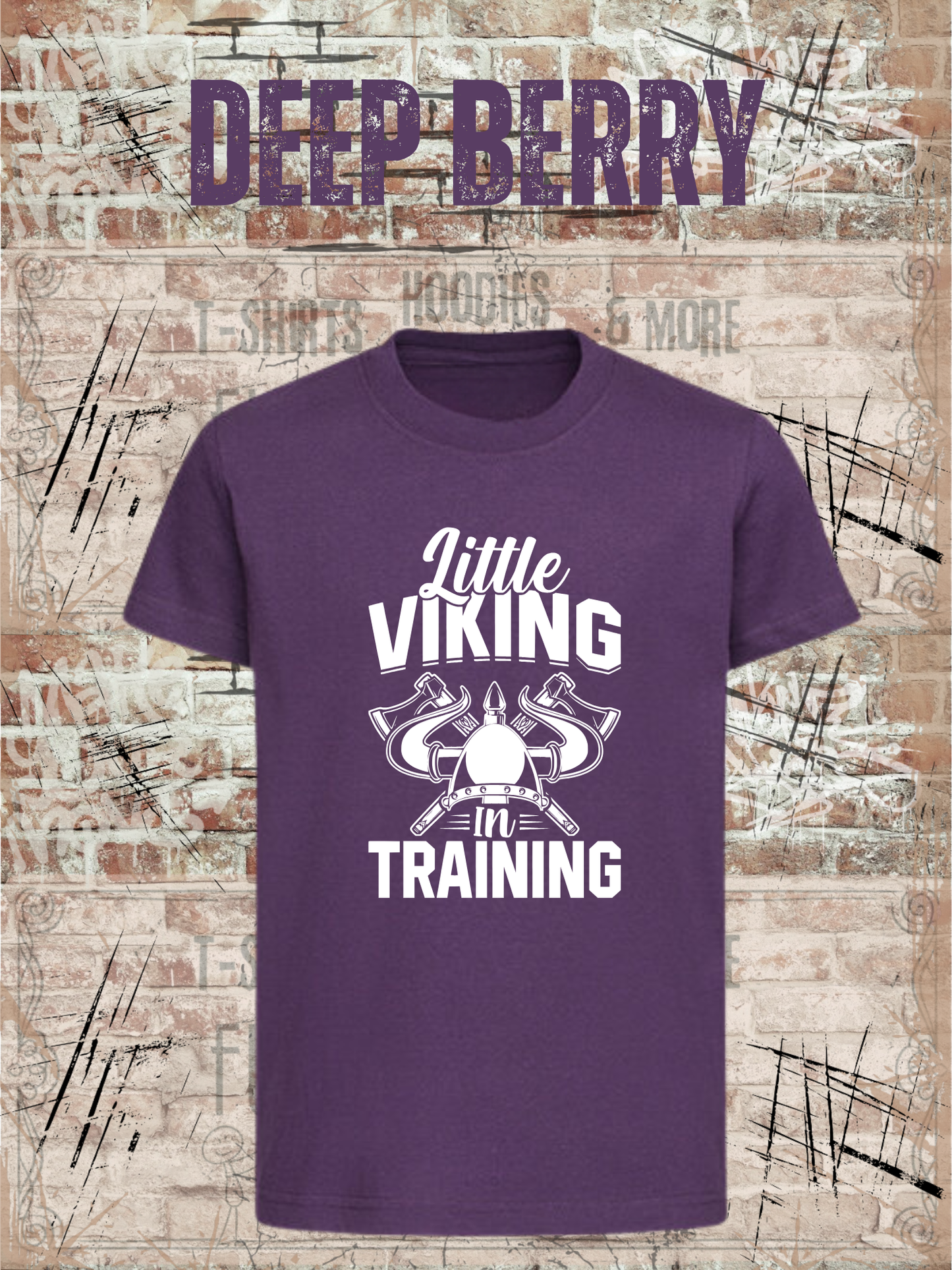 Kinder T-Shirt Little Viking in Training - Wikinger Shirt für Jungen & Mädchen