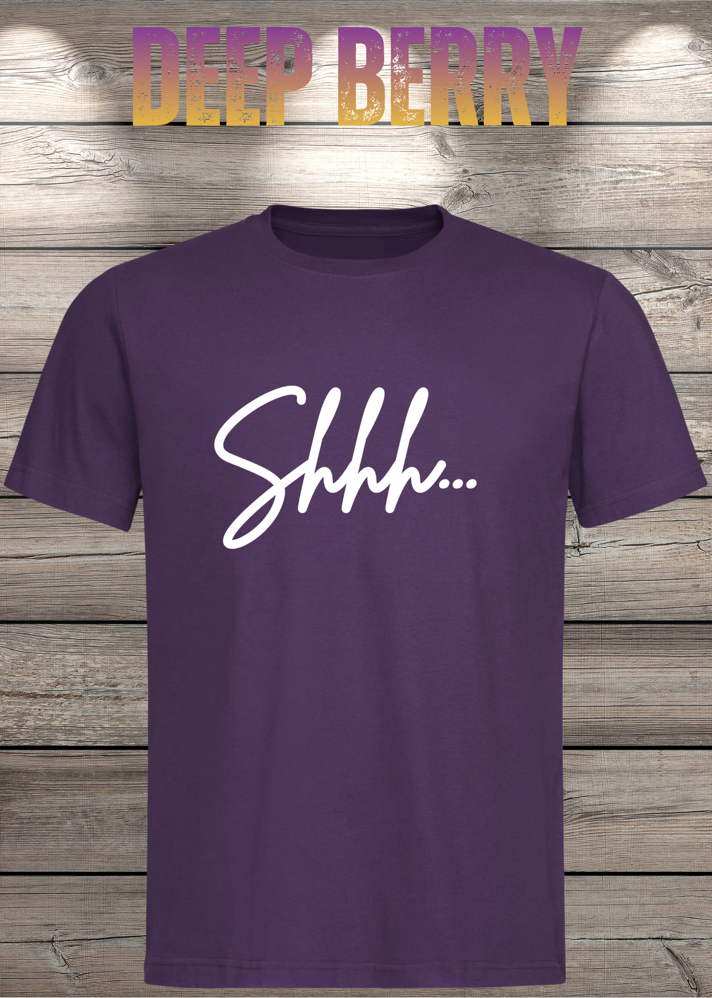 T-Shirt Shhh... - Geschenkidee T-Shirt - T-Shirt mit Spruch - Witziges T-Shirt - T-Shirt Freizeit - Lustiges T-Shirt Unisex