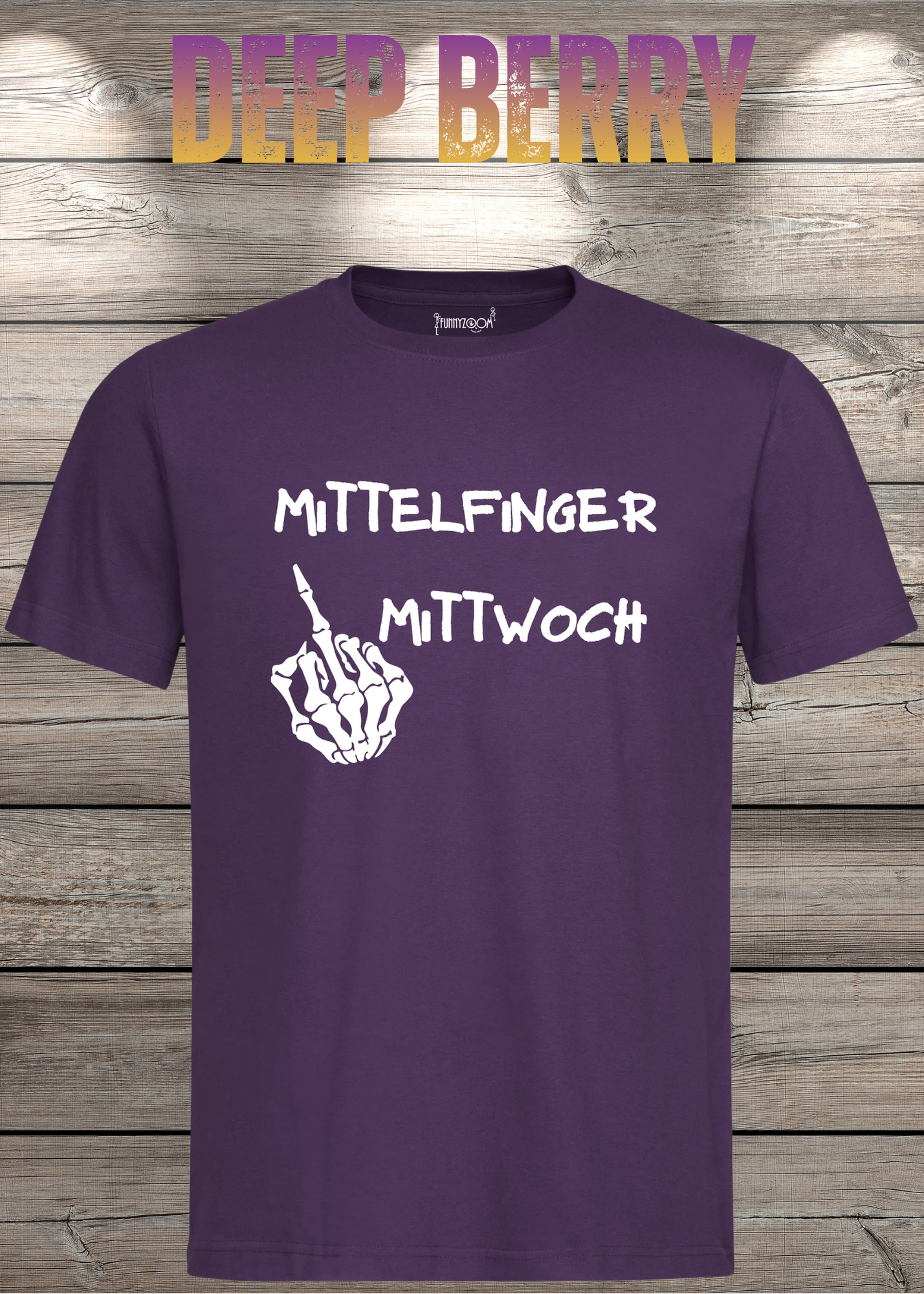 T-Shirt Mittelfinger Mittwoch Lustige Sprüche Geschenkidee Geburtstag Freizeit Unisex viele Farben