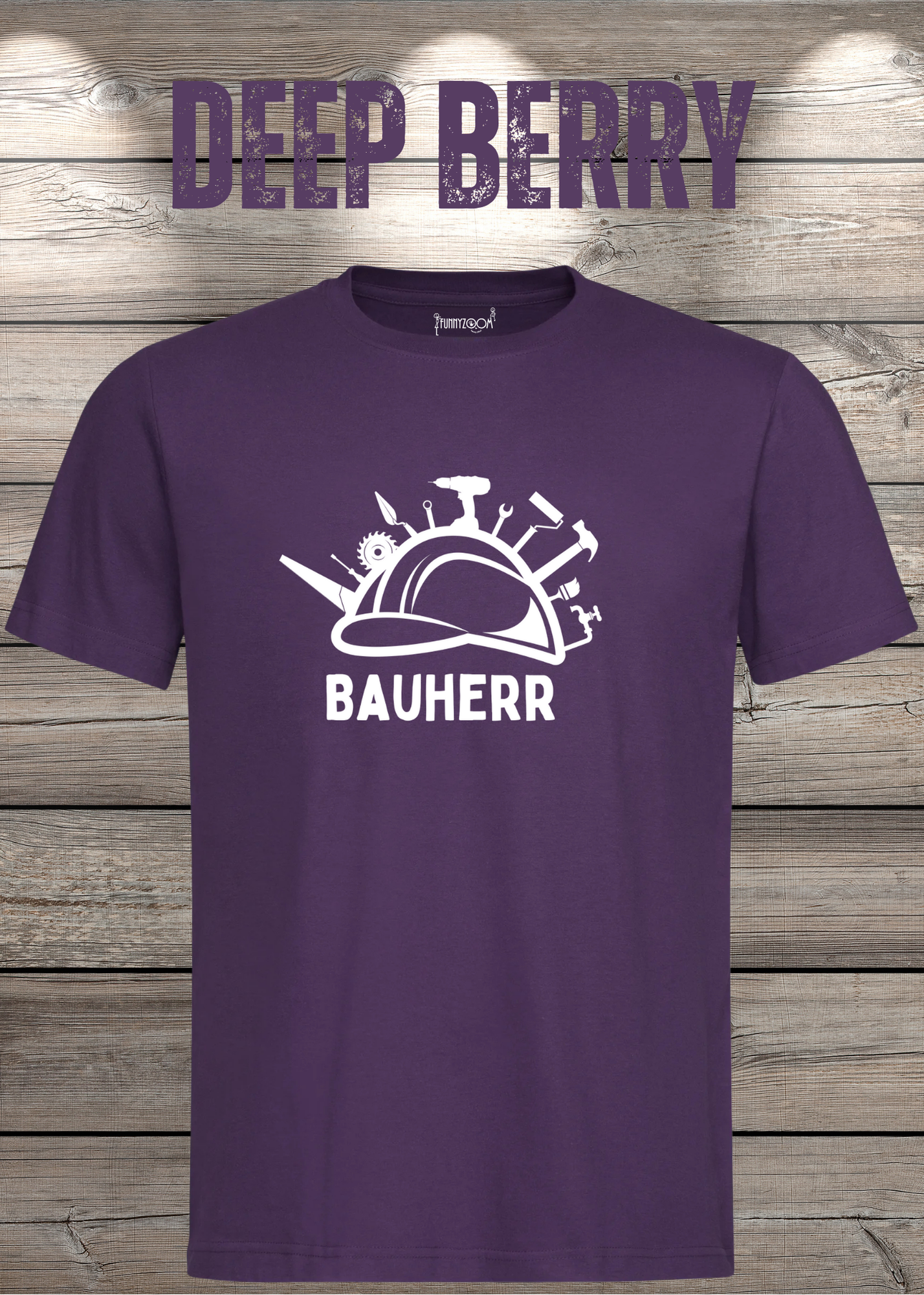 Herren T-Shirt Bauherr Geschenkidee für Hausbesitzer Witziges T-Shirt mit Spruch Lustiges Freizeit T-Shirt Haus bauen