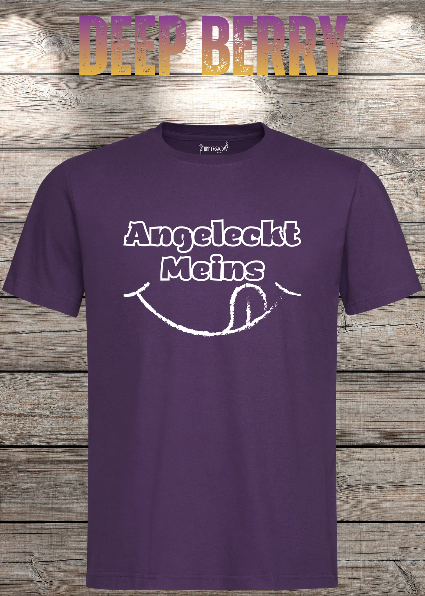 T-Shirt Angeleckt Meins - Lustige Sprüche Geschenkidee - Geburtstag Freizeit Unisex viele Farben