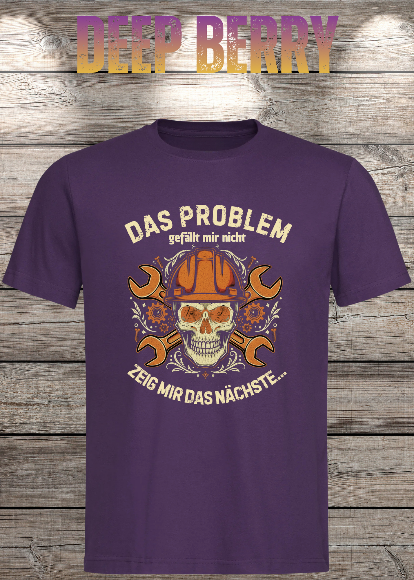 T-Shirt 'Das Problem gefällt mir nicht zeig mir das nächste' - Witziges Spruch-Shirt für Problemvermeider