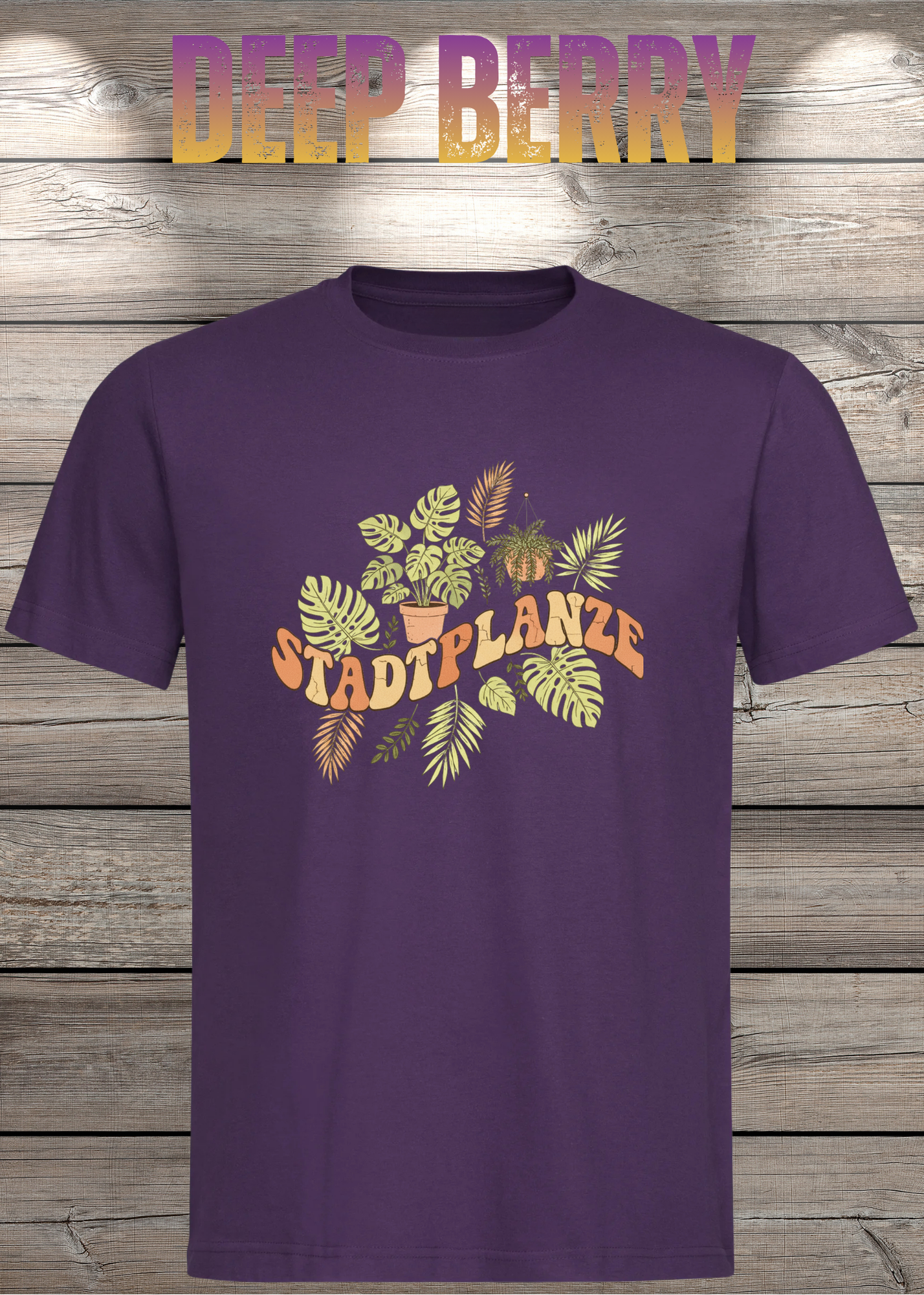 T-Shirt 'Stadtpflanze' - Witziges Spruch-Shirt für Urban-Naturliebhaber