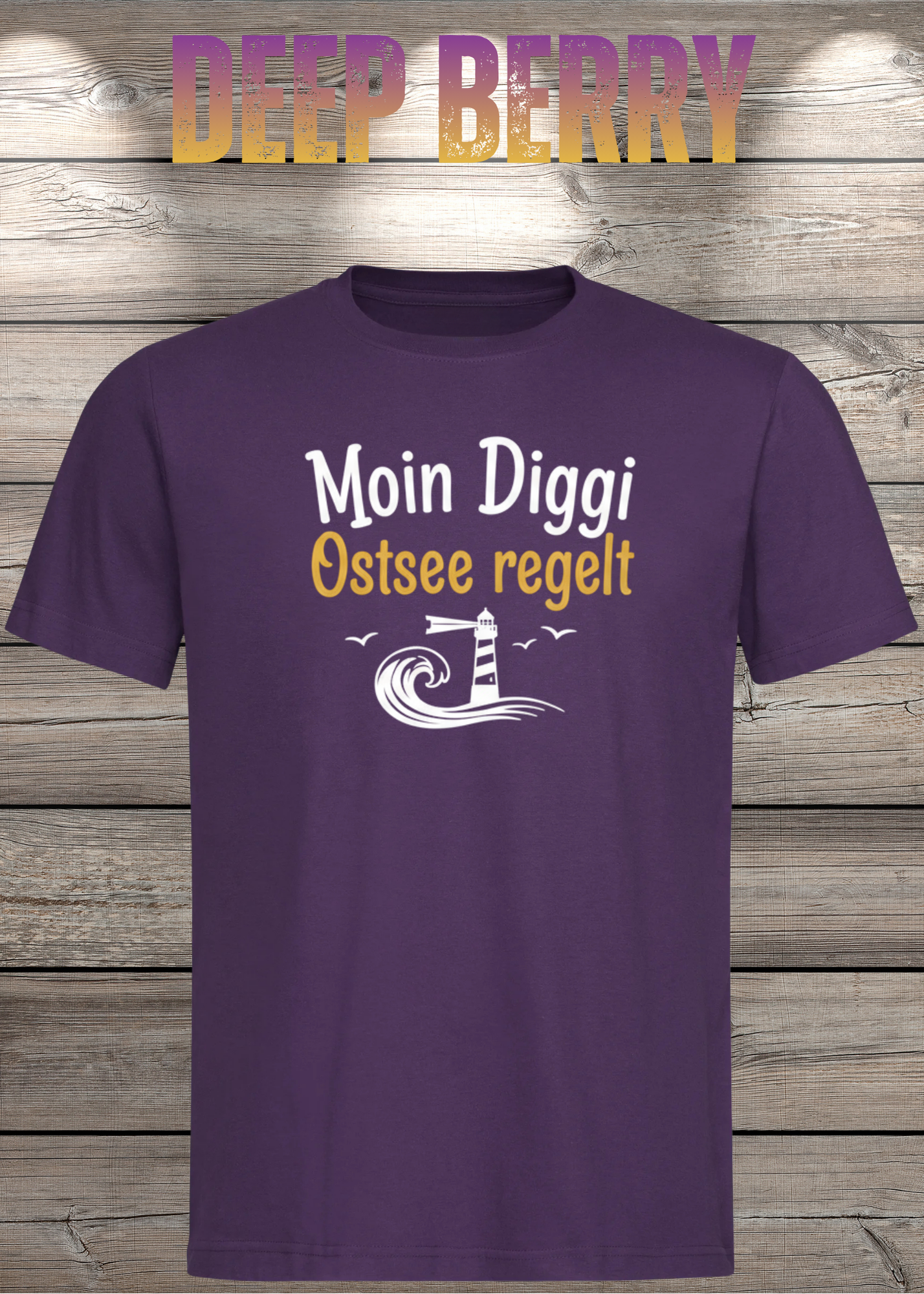 Unisex T-Shirt Moin Diggi Ostsee regelt
