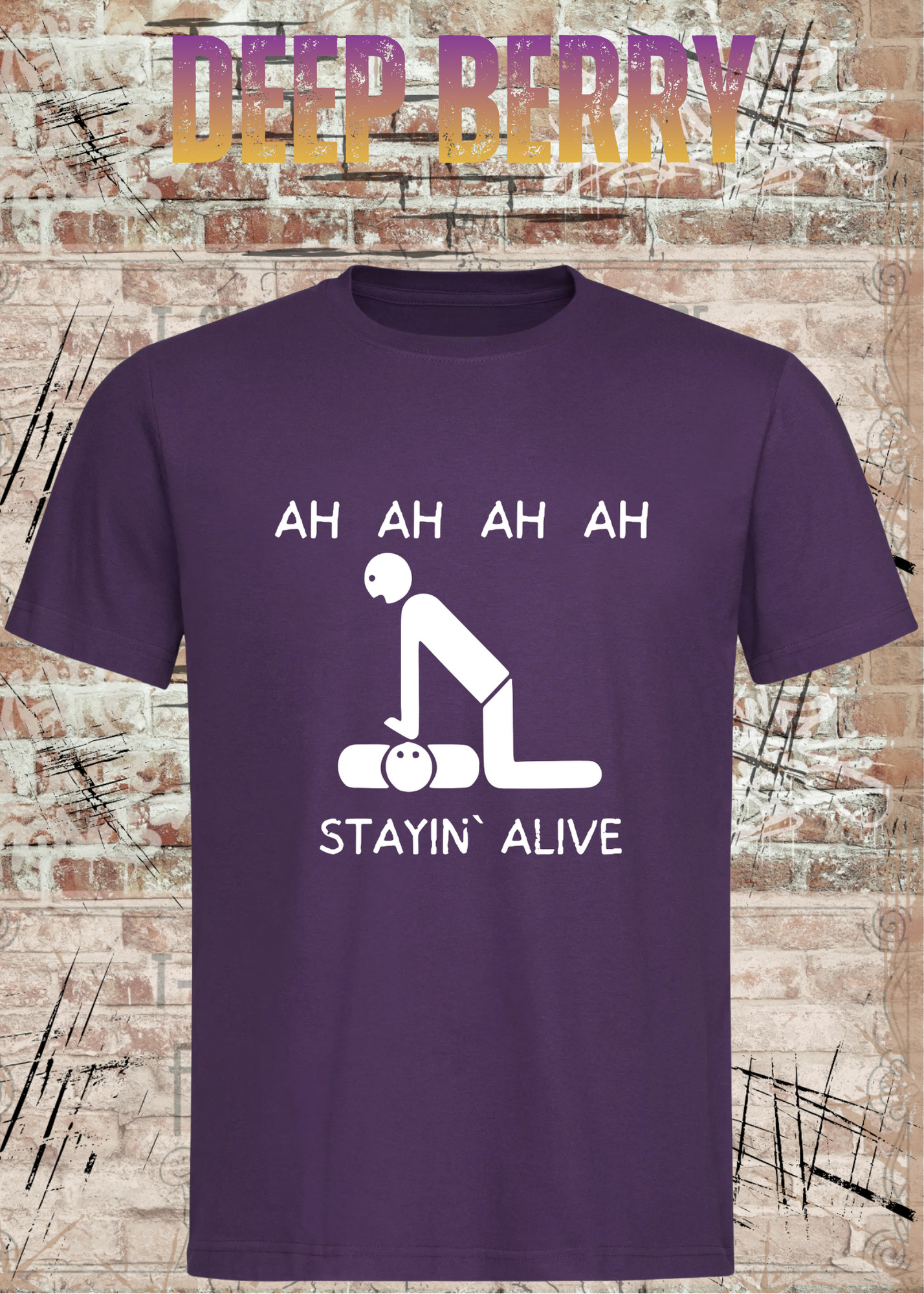 Stayin Alive T-Shirt – Lustiges Rettungsdienst & Krankenpflege Shirt Geschenk
