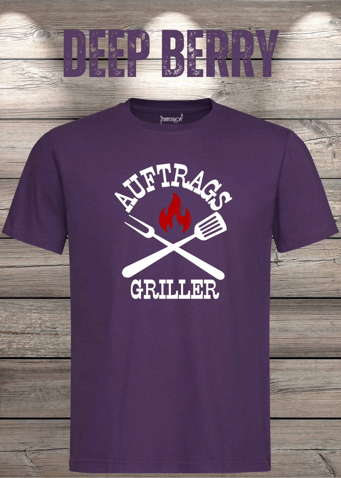 T-Shirt Auftrags-Griller Geschenkidee für Grillmeister Witziges T-Shirt mit Spruch Lustiges Unisex T-Shirt BBQ