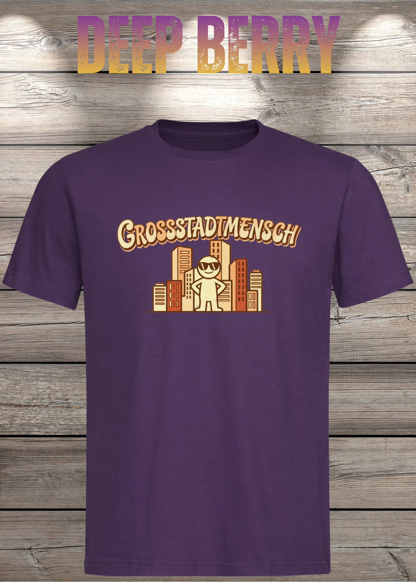 T-Shirt 'Großstadtmensch' - Witziges City-Shirt für Stadtliebhaber