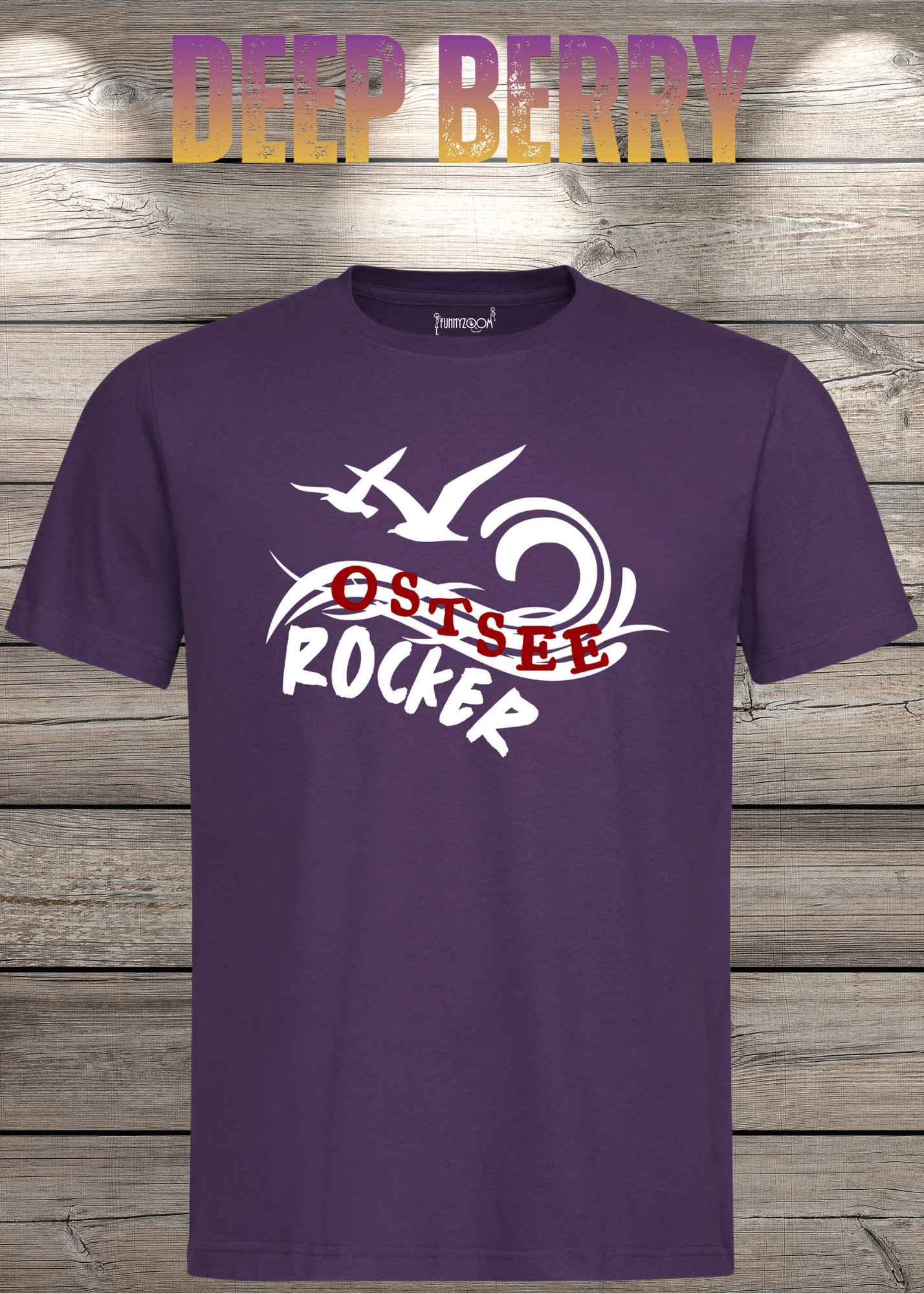 T-Shirt 'Ostsee Rocker' - Norddeutschland Geschenk Unisex Küsten-Style