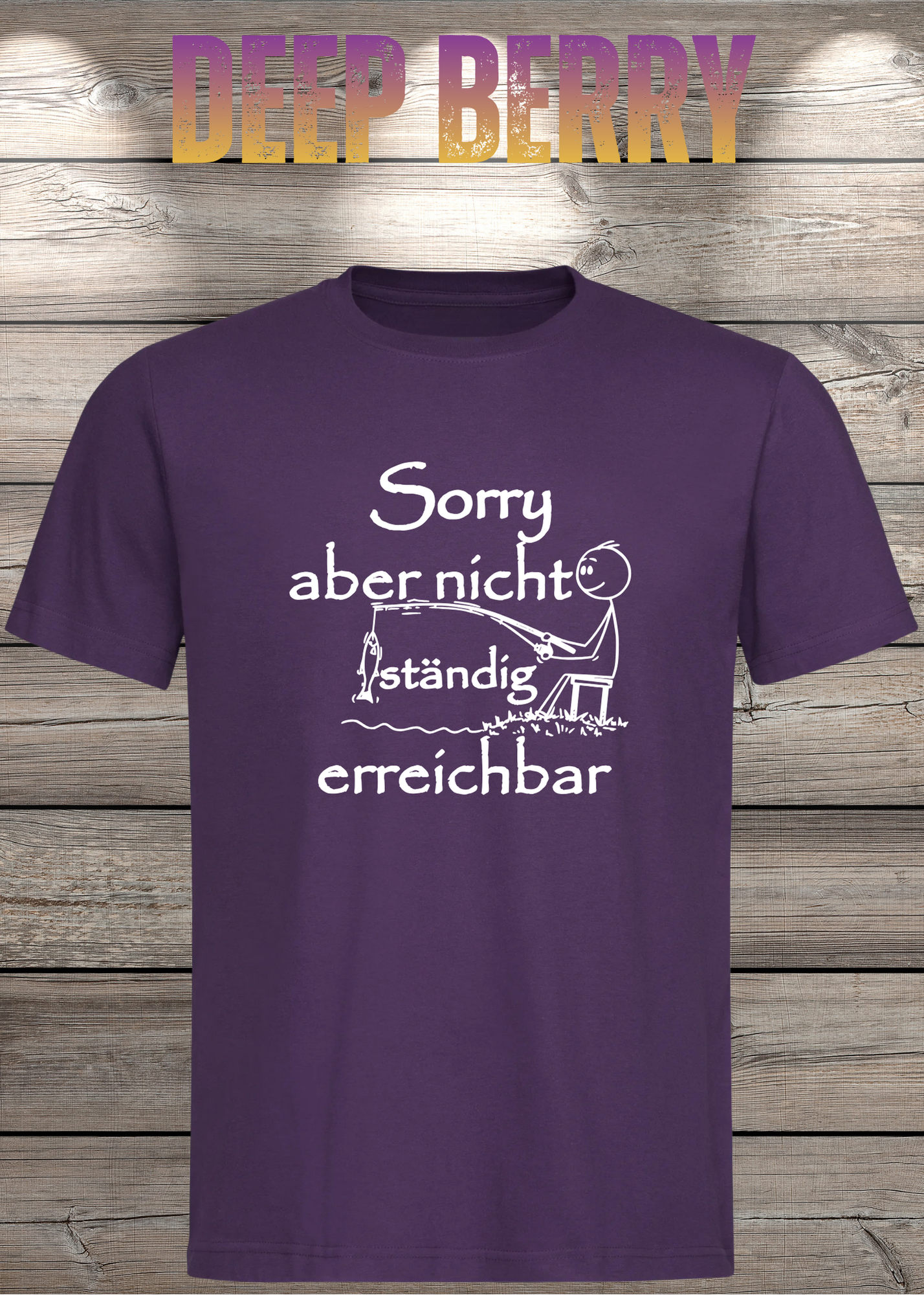 T-Shirt 'Sorry aber nicht ständig erreichbar' - Witziges Spruch-Shirt für Grenzensetzer