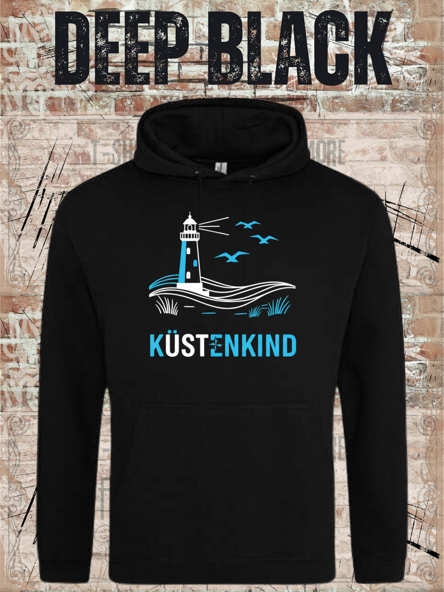 Unisex Hoodie Küstenkind - Leuchtturm Design Ostsee Nordsee