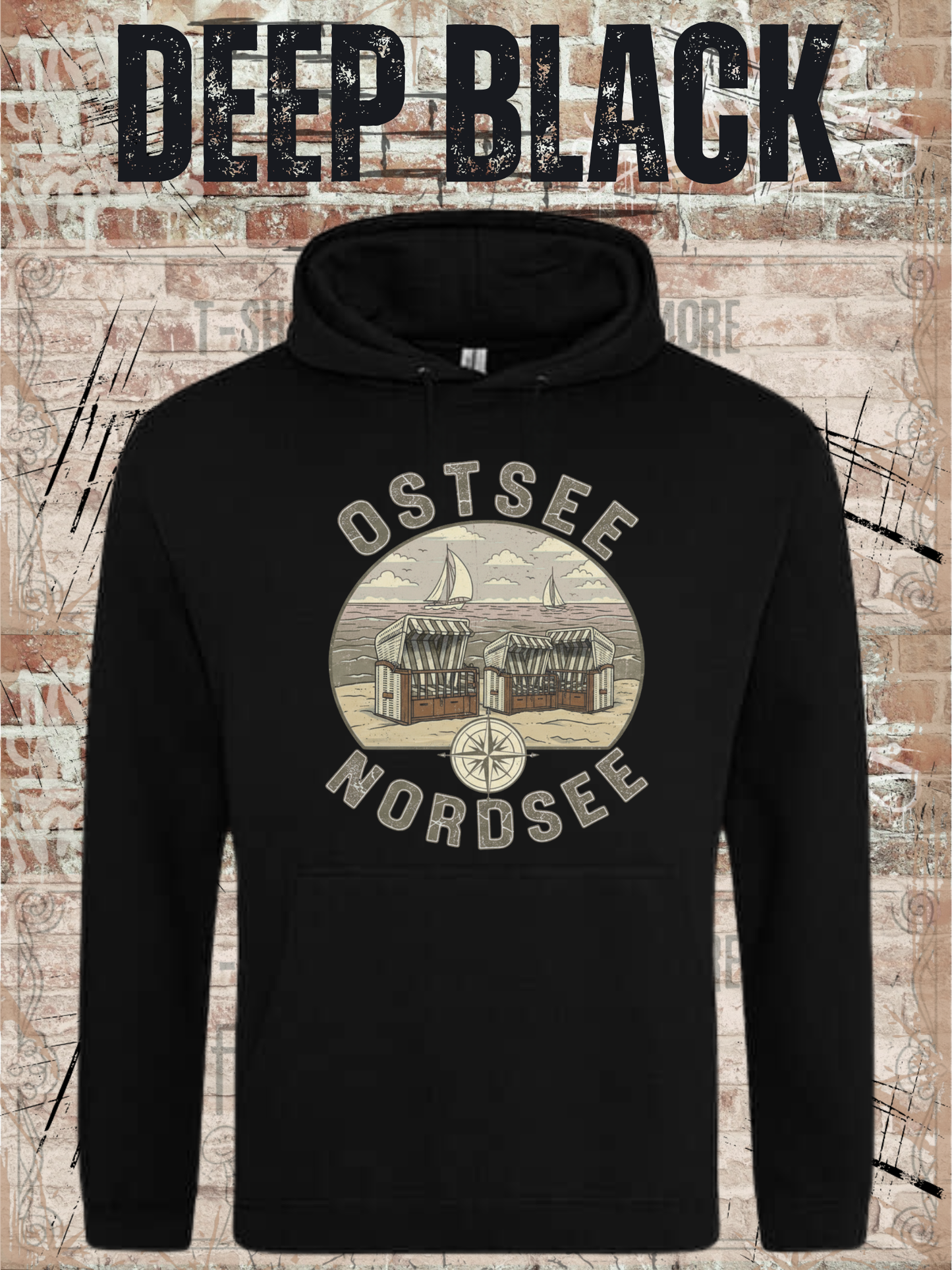 Unisex Hoodie Ostsee & Nordsee - Deine Liebe zur Küste