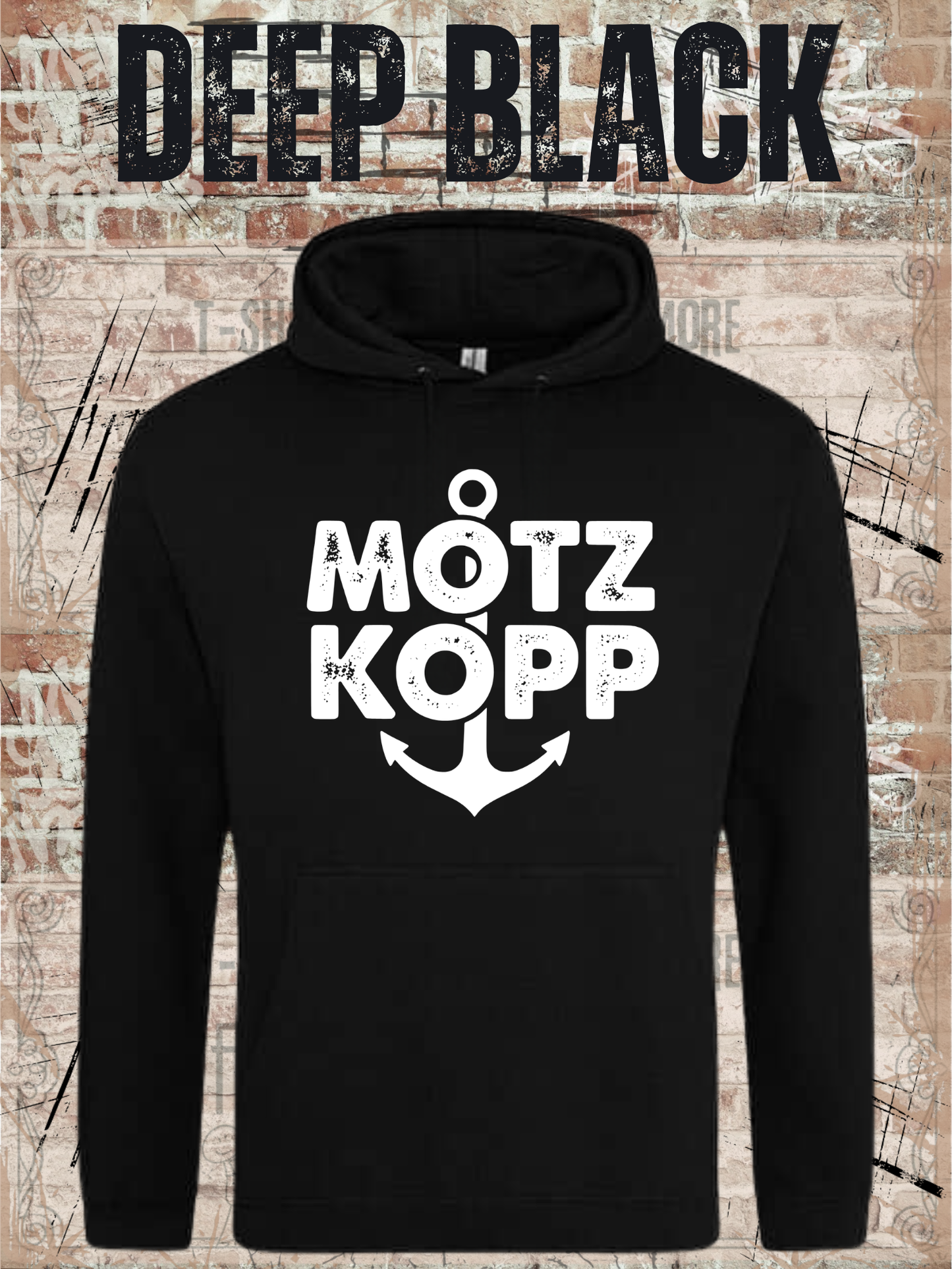 Unisex Hoodie Motz Kopp - Norddeutsch Maritime Mode