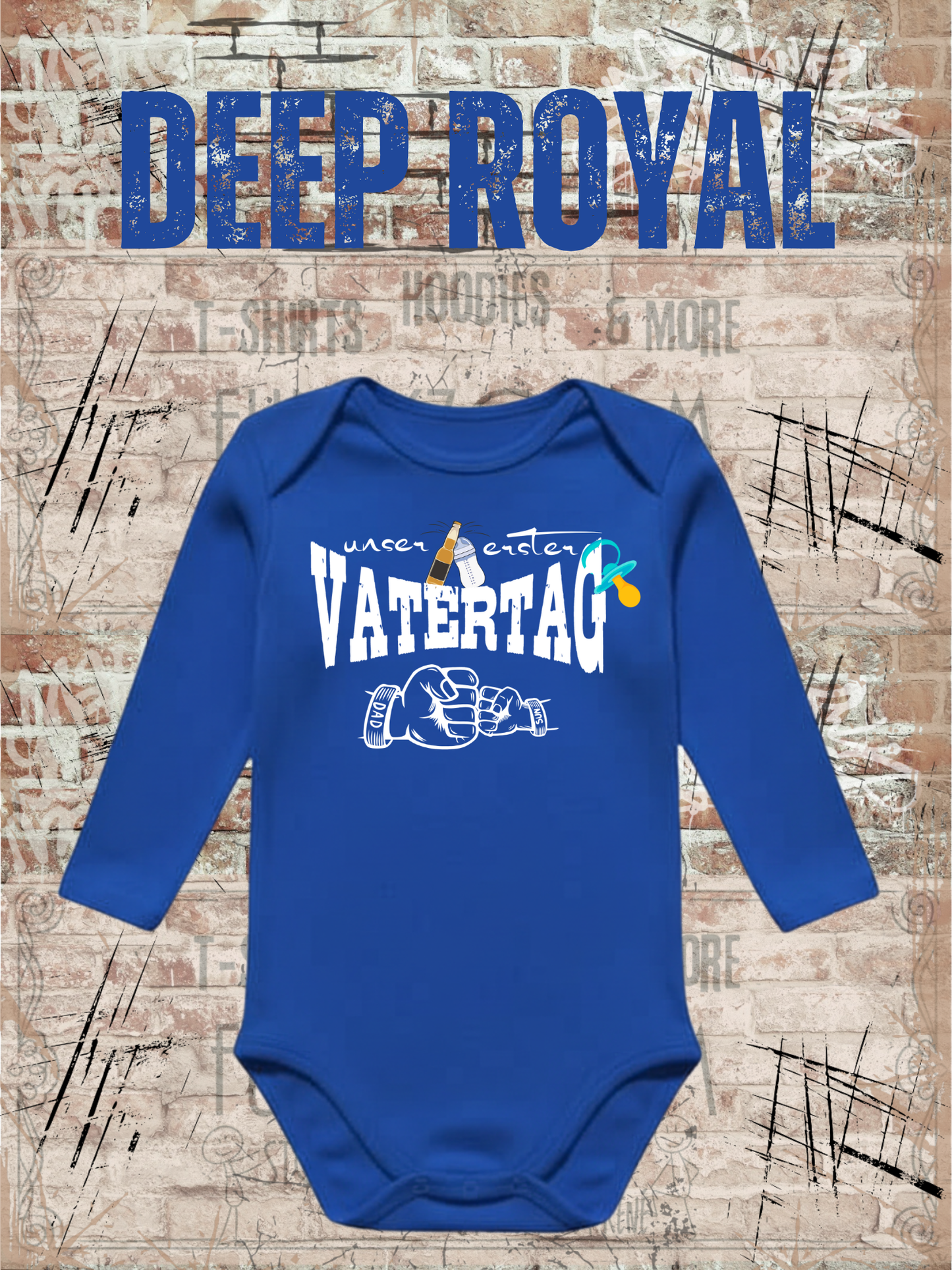 Jungen Baby Body Unser erster Vatertag Geschenkidee Baby Body Newborn Baby Body Papatag Baby Body Strampler Vatertag