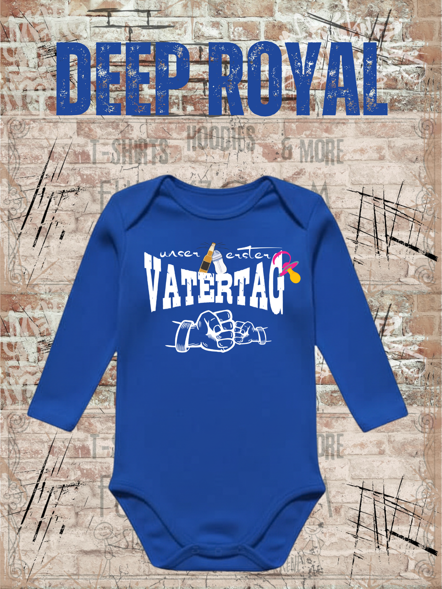 Mädchen Baby Body Unser erster Vatertag Geschenkidee Baby Body Newborn Baby Body Papatag Baby Body Strampler Vatertag