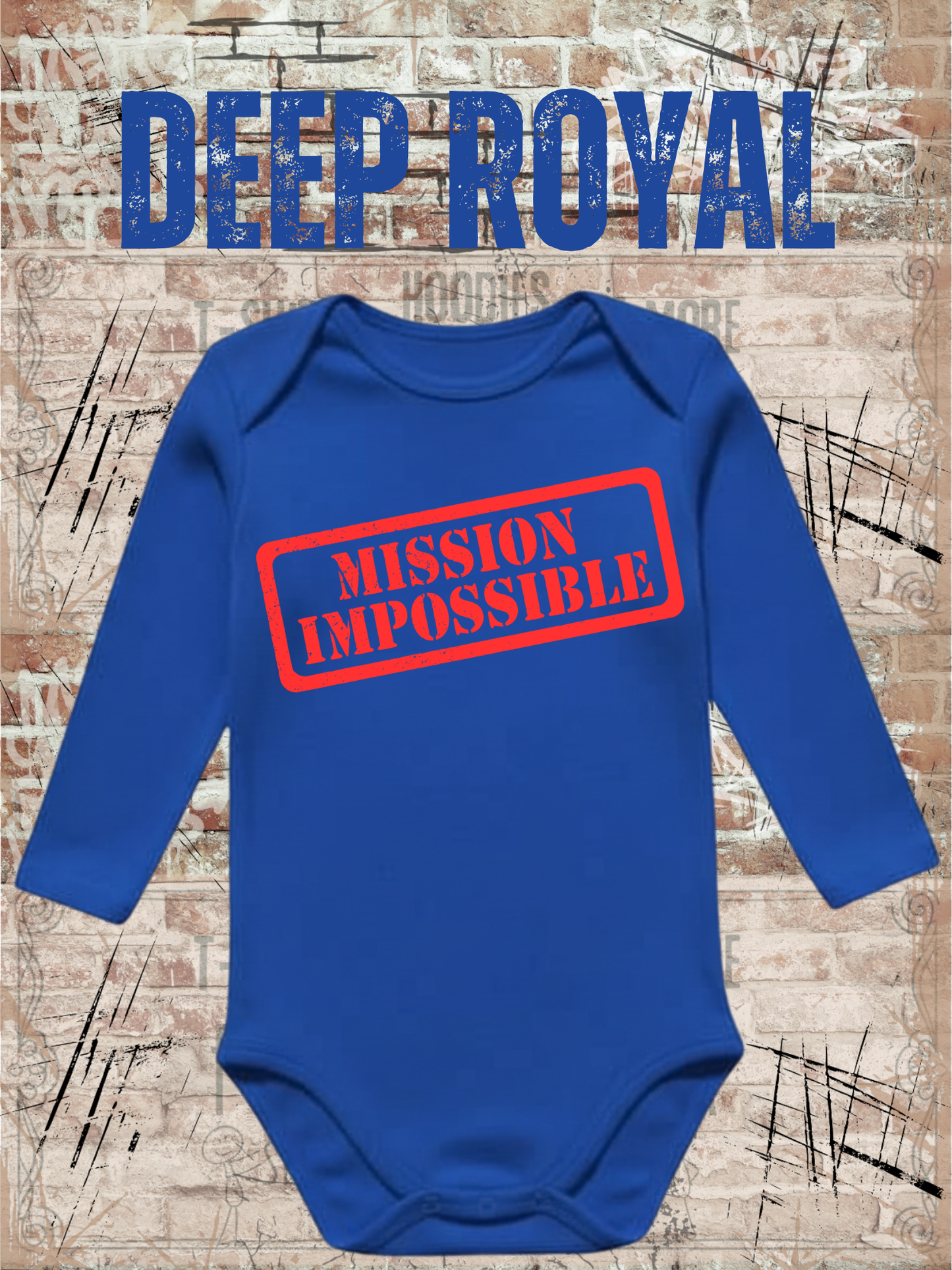 Baby Body Langarm Mission Impossible | Bio-Baumwolle Strampler