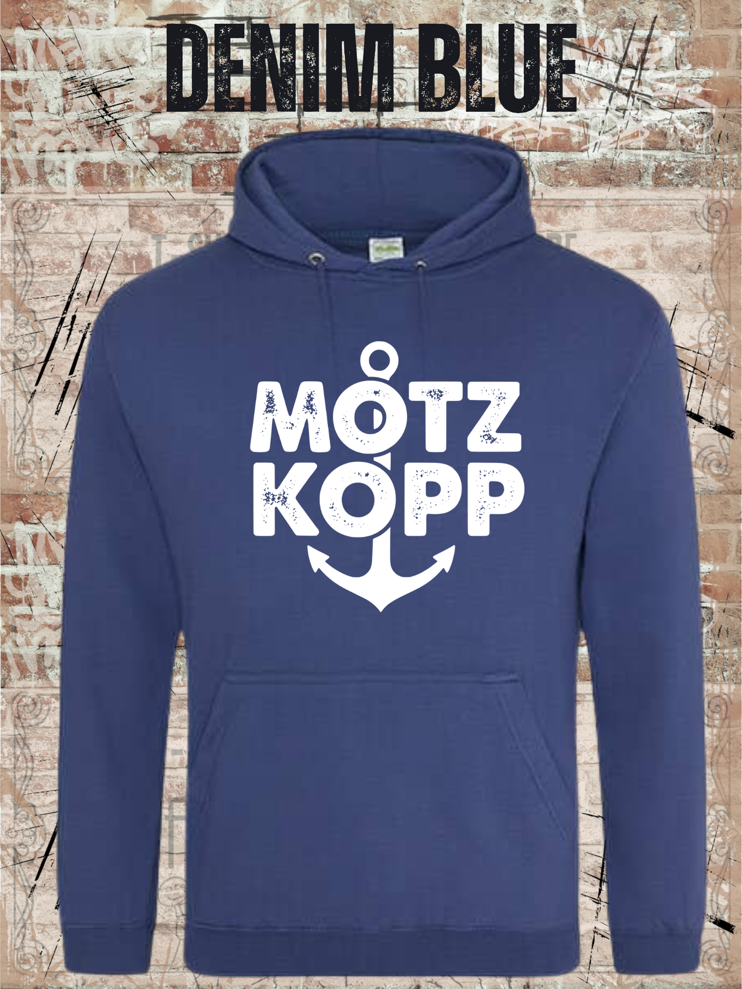 Unisex Hoodie Motz Kopp - Norddeutsch Maritime Mode