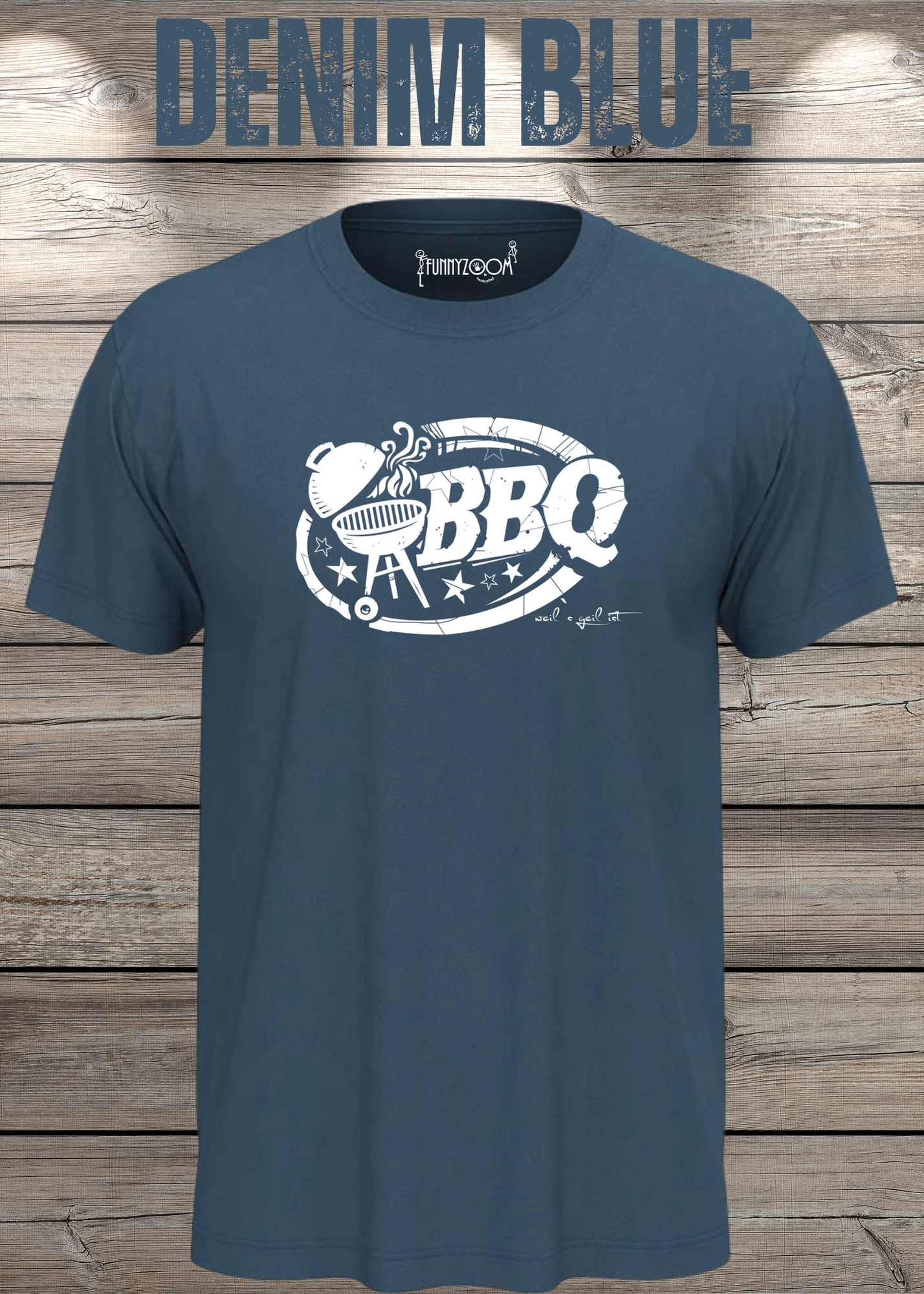 T-Shirt BBQ weils geil ist! Geschenkidee für Grillmeister Lustiges Grill Shirt Unisex