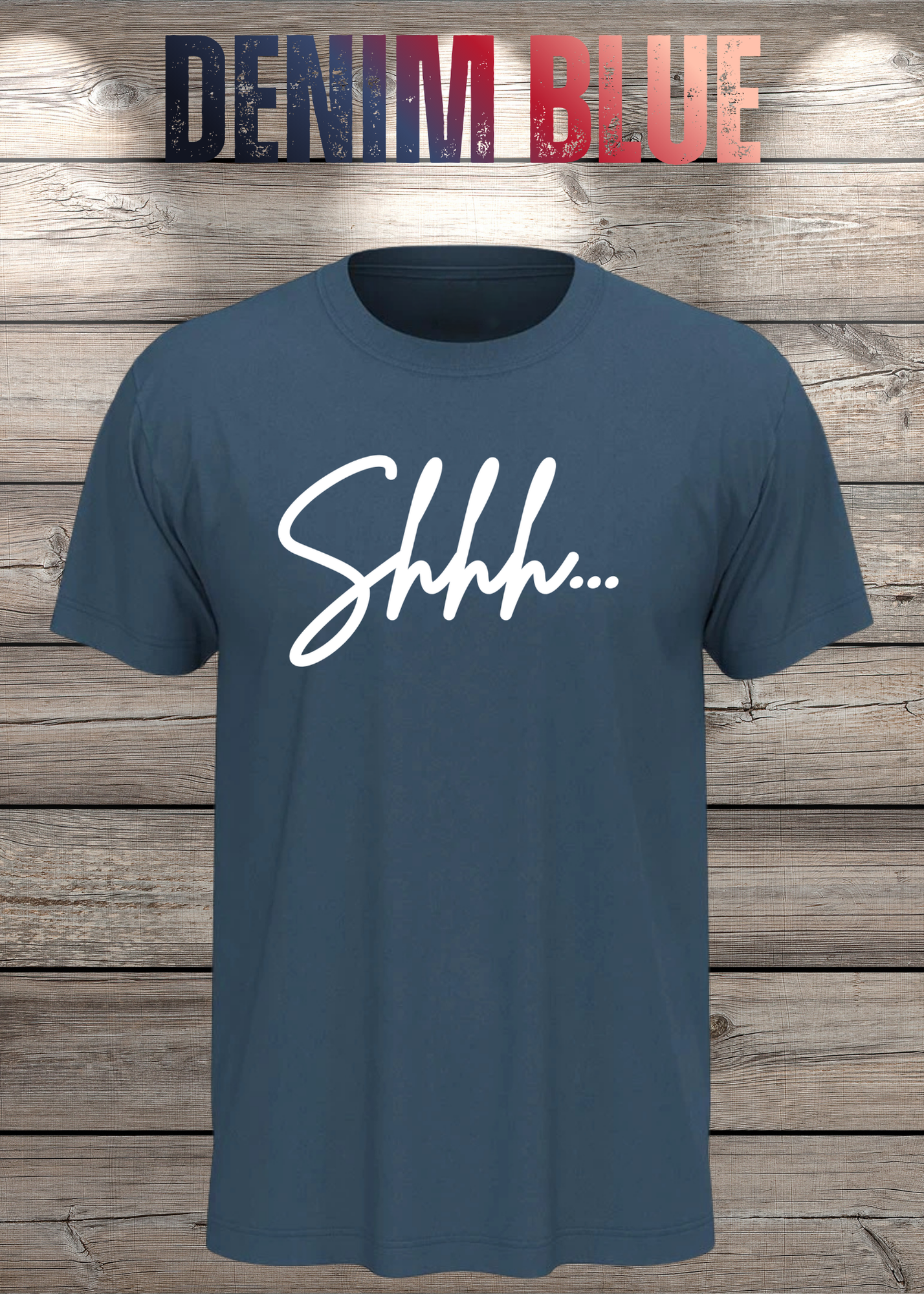 T-Shirt Shhh... - Geschenkidee T-Shirt - T-Shirt mit Spruch - Witziges T-Shirt - T-Shirt Freizeit - Lustiges T-Shirt Unisex