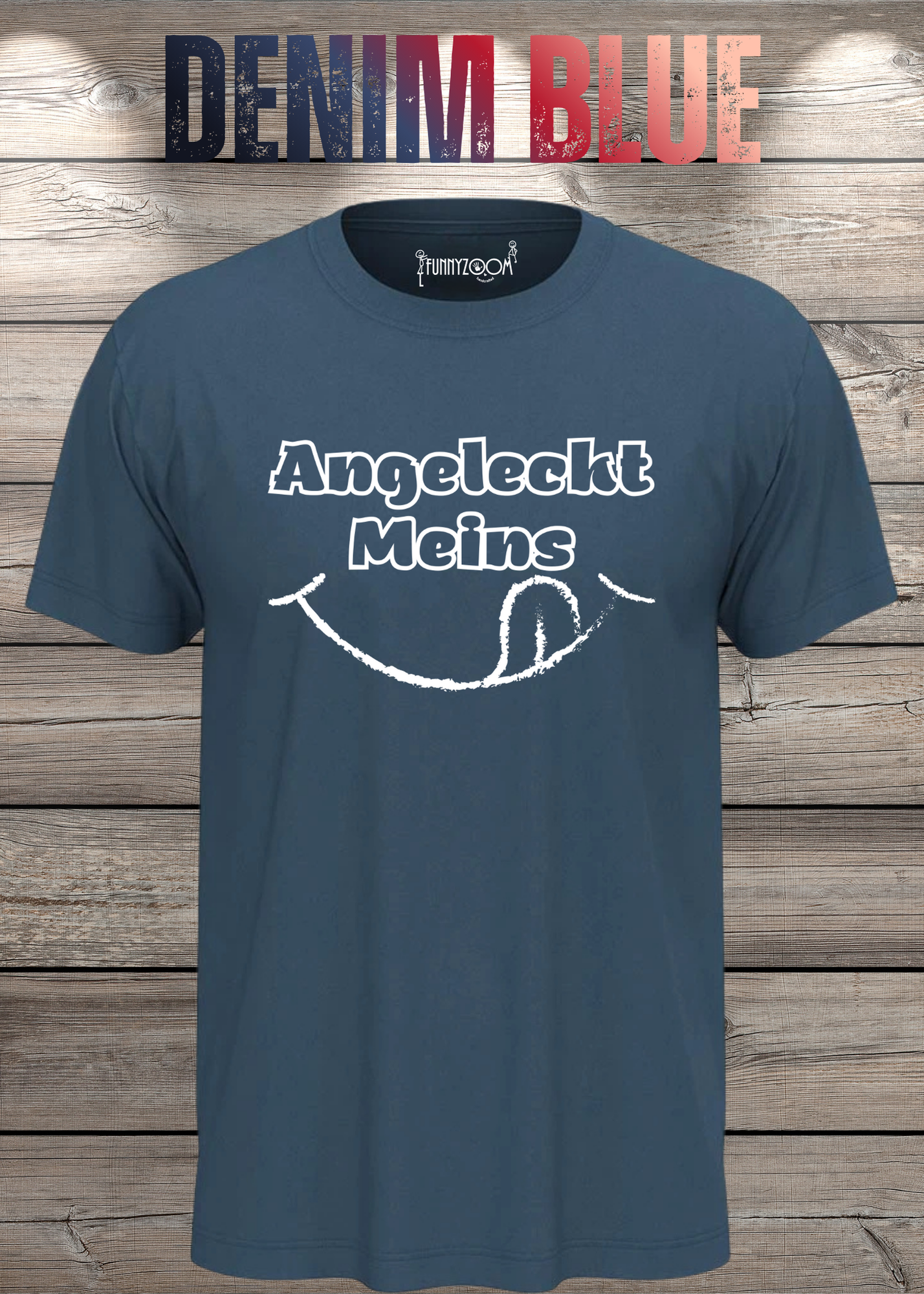 T-Shirt Angeleckt Meins - Lustige Sprüche Geschenkidee - Geburtstag Freizeit Unisex viele Farben
