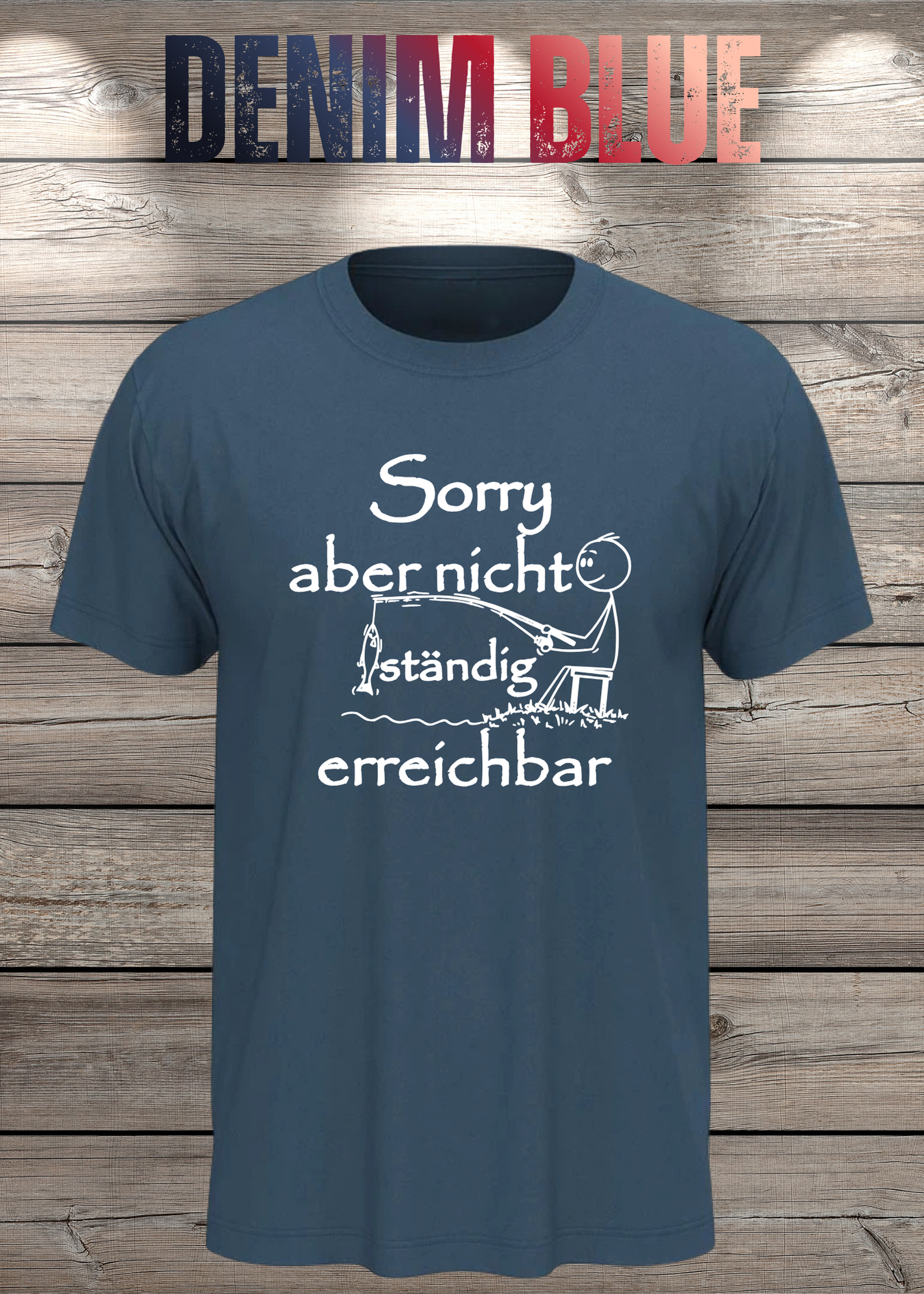 T-Shirt 'Sorry aber nicht ständig erreichbar' - Witziges Spruch-Shirt für Grenzensetzer