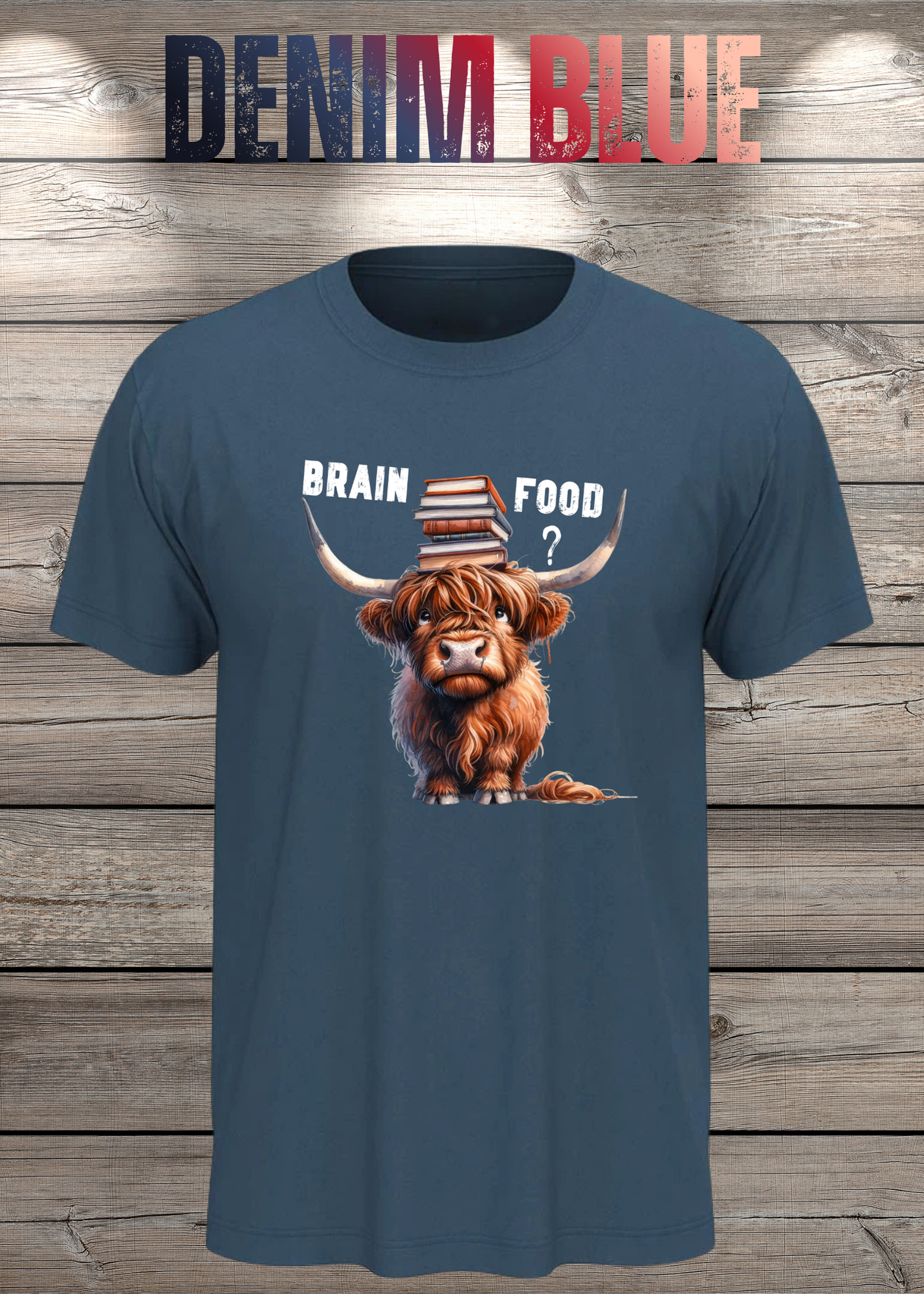 Highland Kuh Unisex T-Shirt Brain food?