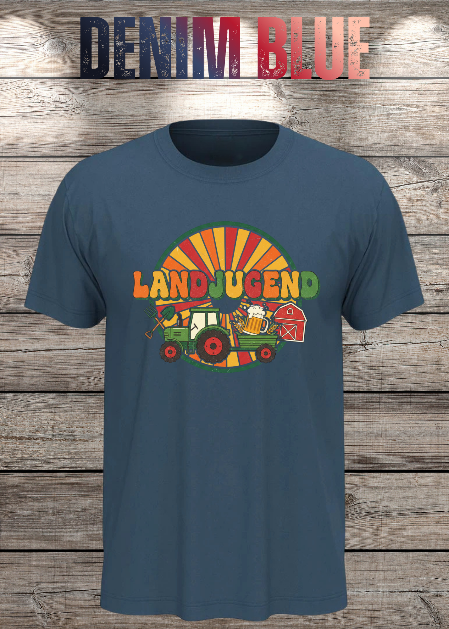 T-Shirt 'Landjugend' - Witziges Statement-Shirt für Landliebhaber