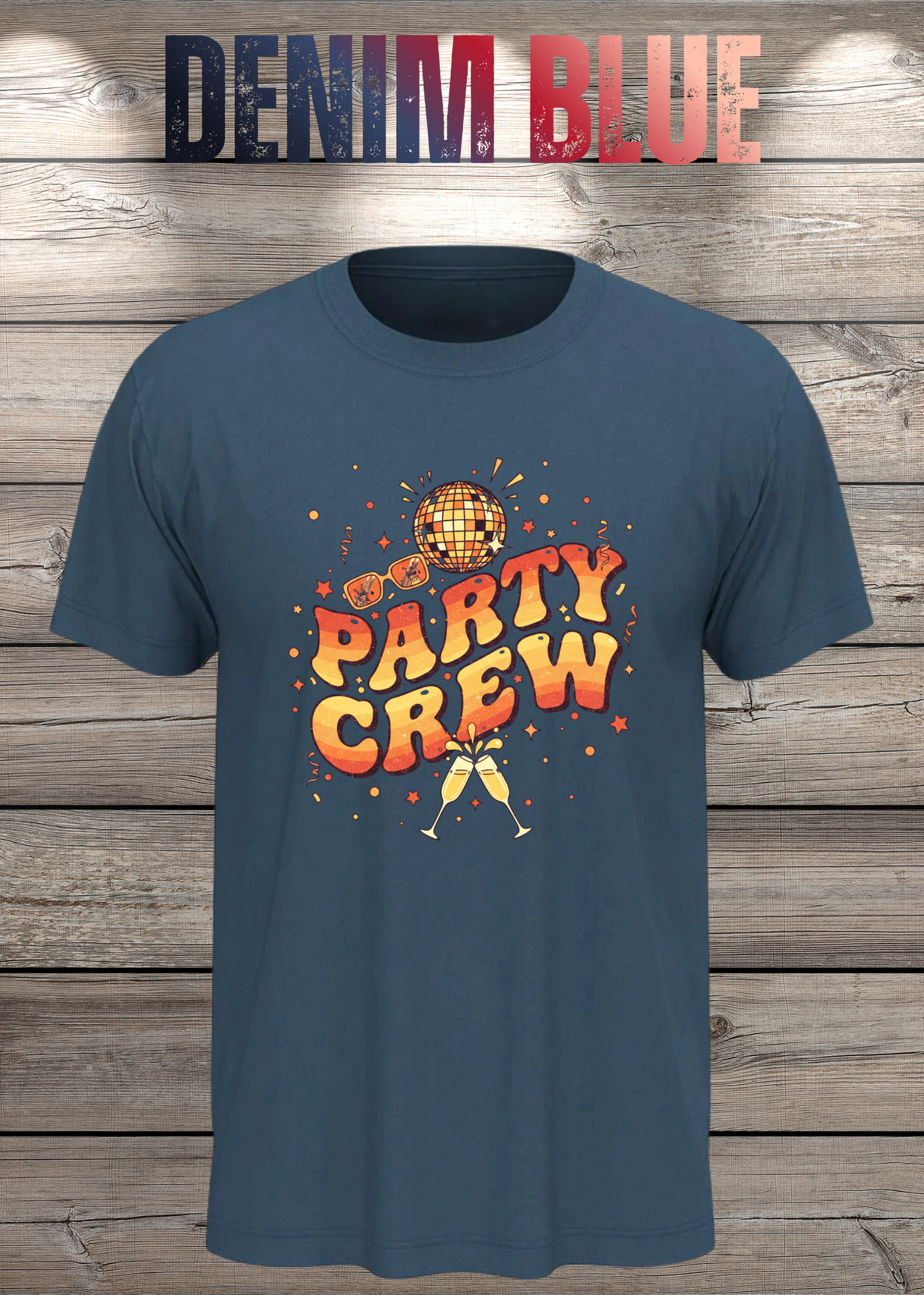 T-Shirt 'Party Crew' - Witziges Party-Shirt für echte Feierlöwen