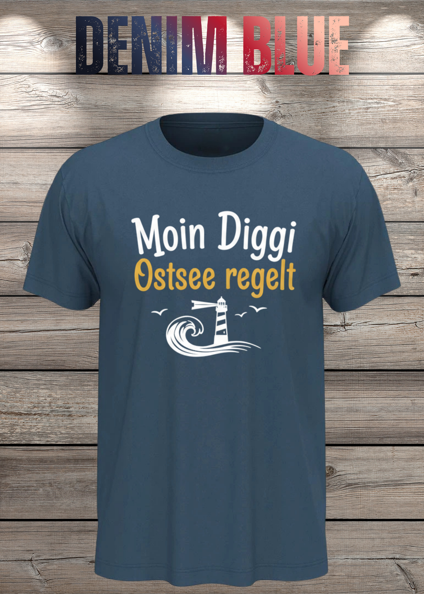 Unisex T-Shirt Moin Diggi Ostsee regelt