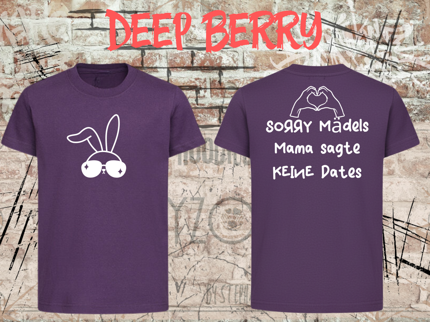Jungen T-Shirt Sorry Mädels Mama sagte keine Dates Lustiges T-Shirt Geschenkidee T-Shirt Witziges T-Shirt mit Spruch In vielen Farben