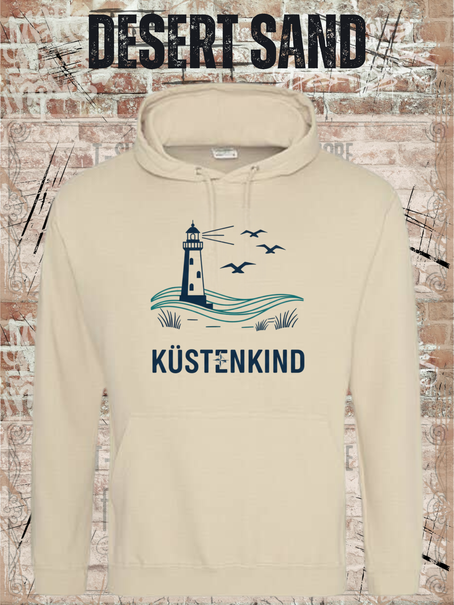 Unisex Hoodie Küstenkind - Leuchtturm Design Ostsee Nordsee