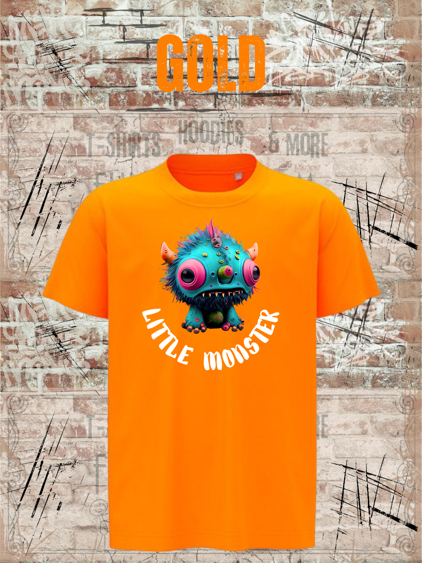 Kinder T-Shirt Little Monster - Süßes Monster Shirt für Kids