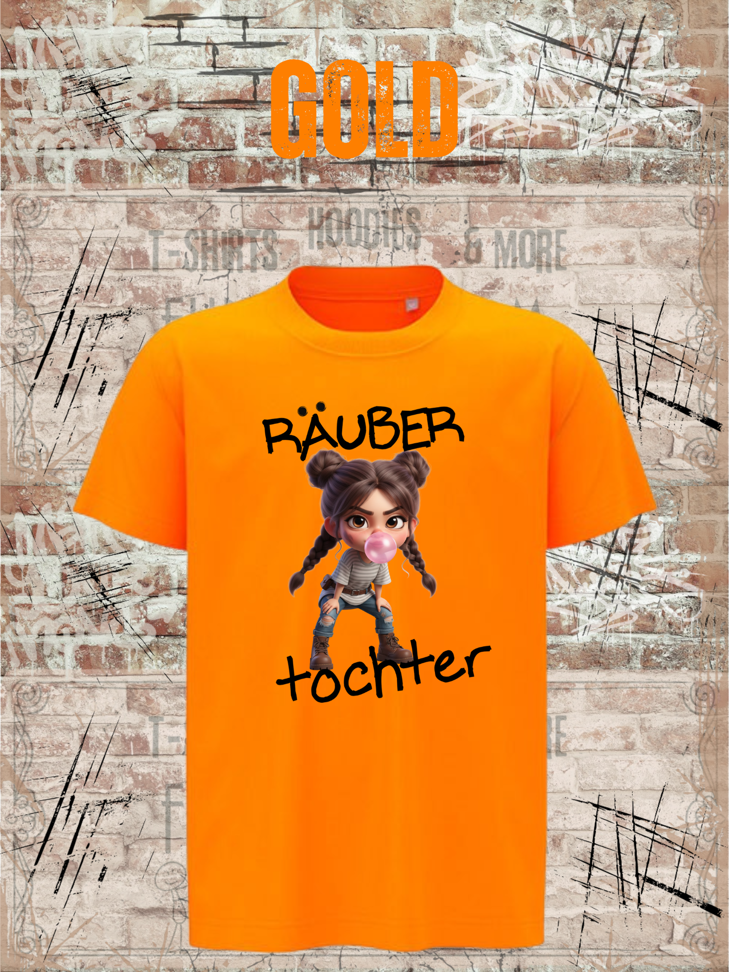 T-Shirt 'Räuber Tochter' - Witziges Geschenk für freche Kids