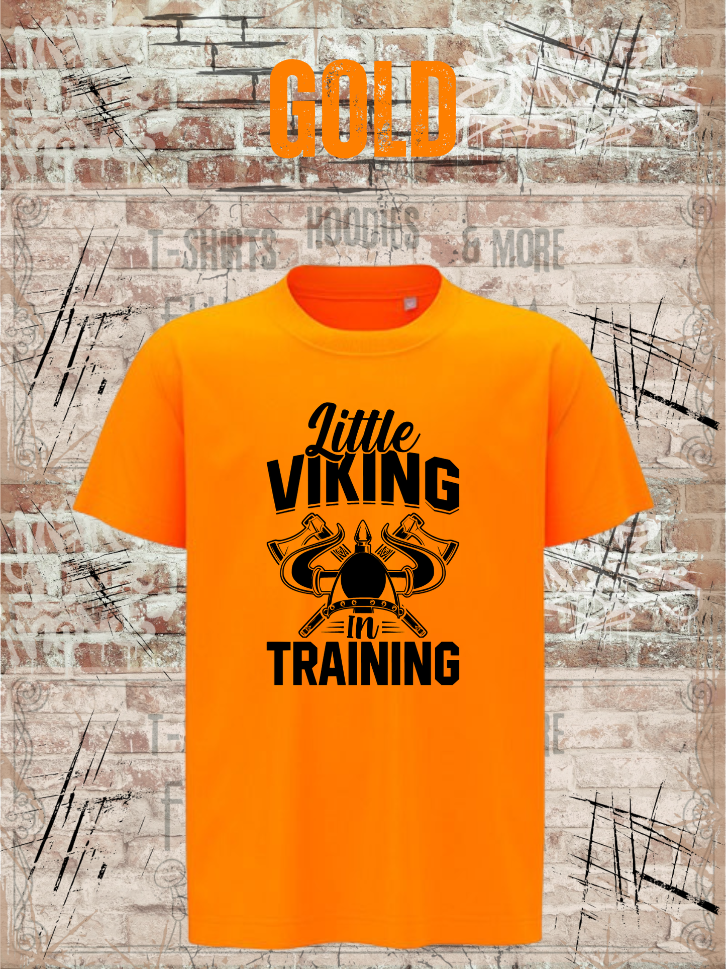 Kinder T-Shirt Little Viking in Training - Wikinger Shirt für Jungen & Mädchen