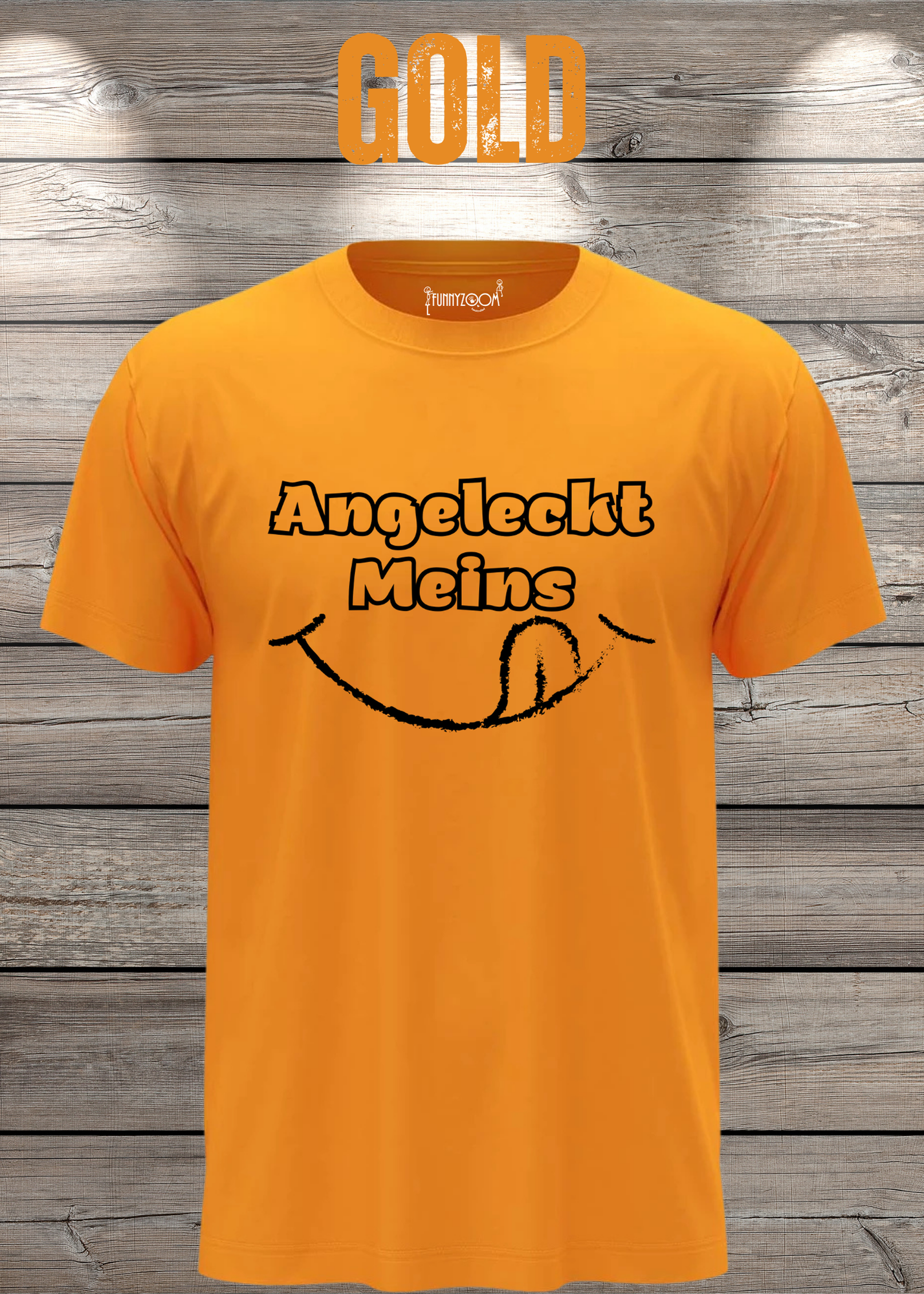 T-Shirt Angeleckt Meins - Lustige Sprüche Geschenkidee - Geburtstag Freizeit Unisex viele Farben