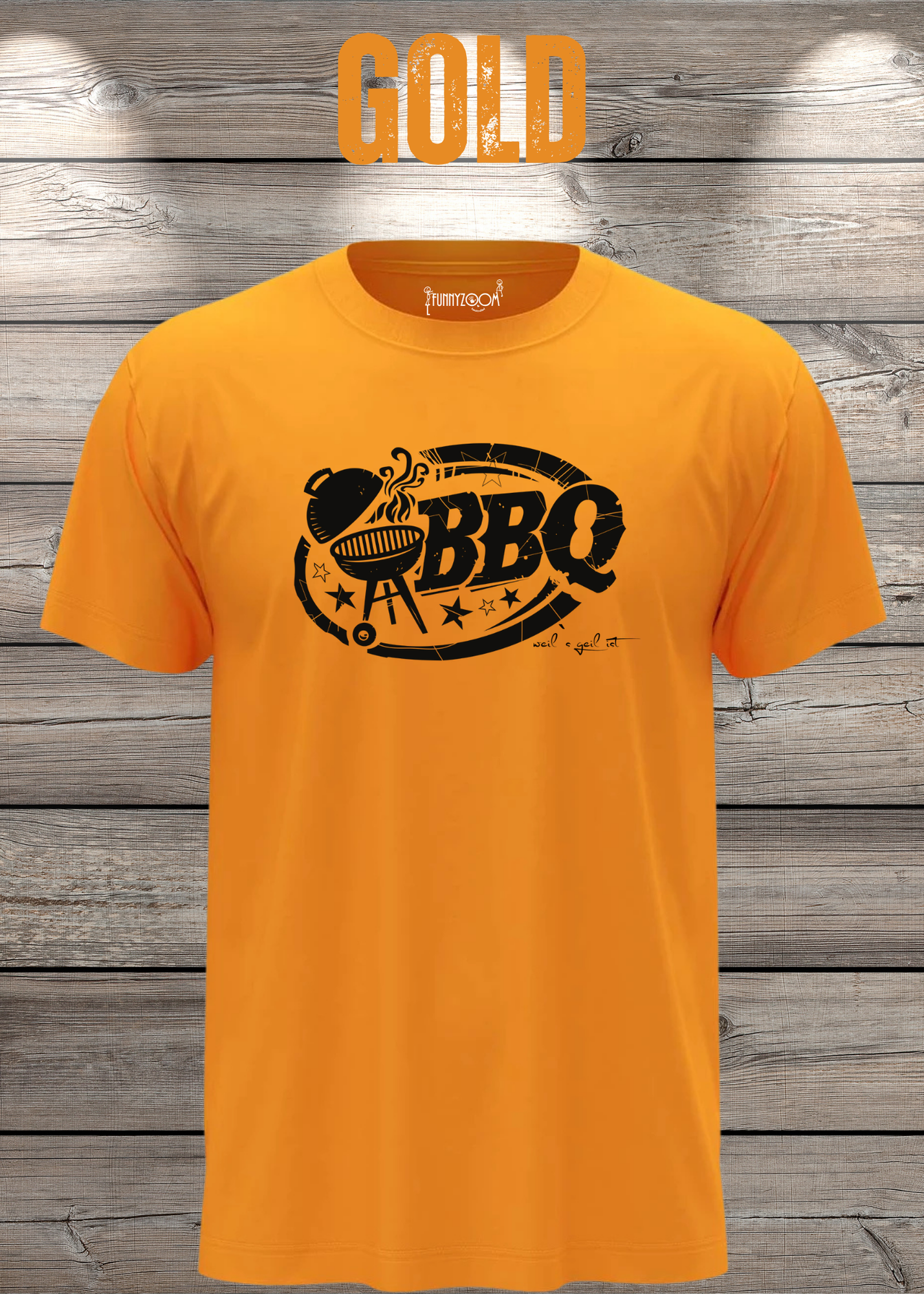 T-Shirt BBQ weils geil ist! Geschenkidee für Grillmeister Lustiges Grill Shirt Unisex