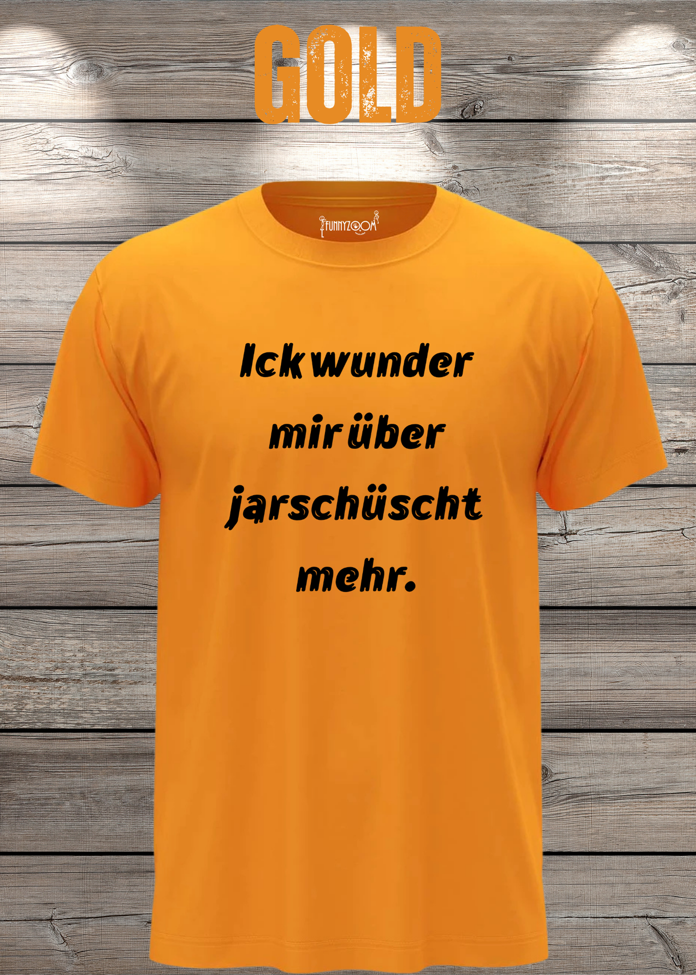 Ick wunder mich über jarnüscht mehr T-Shirt - Lustige Sprüche Geschenkidee - Freizeit Unisex viele Farben