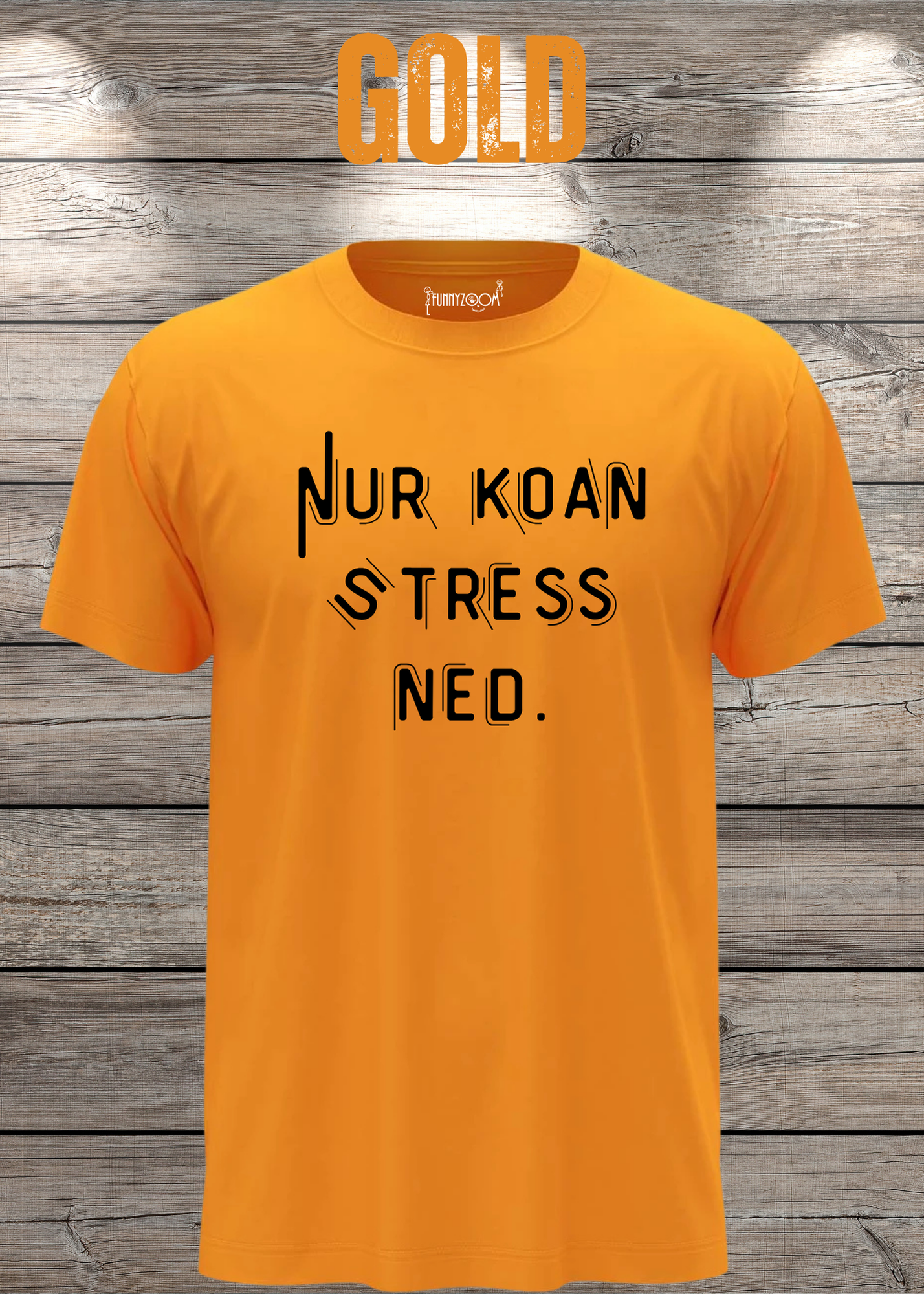T-Shirt Nur Koan Stress ned - Bayern T-Shirt Lustige Sprüche Geschenkidee - Geburtstag Unisex viele Farben