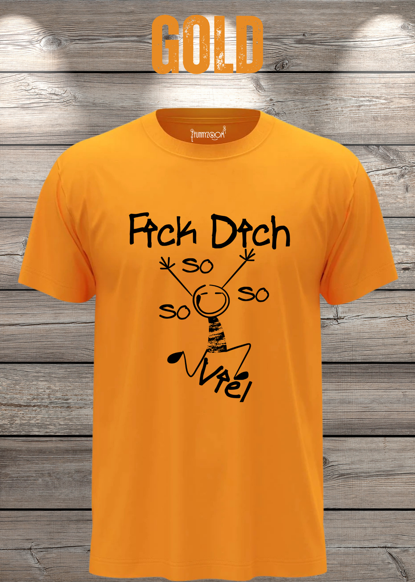 T-Shirt 'Fick Dich So So So So viel' - Lustiges Statement Geschenk Unisex