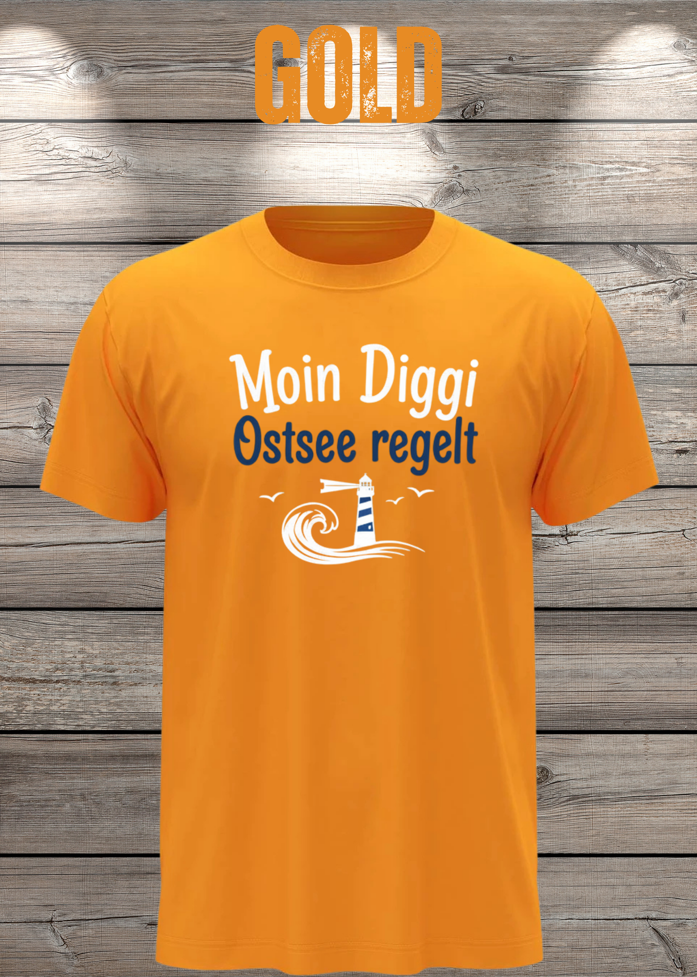 Unisex T-Shirt Moin Diggi Ostsee regelt