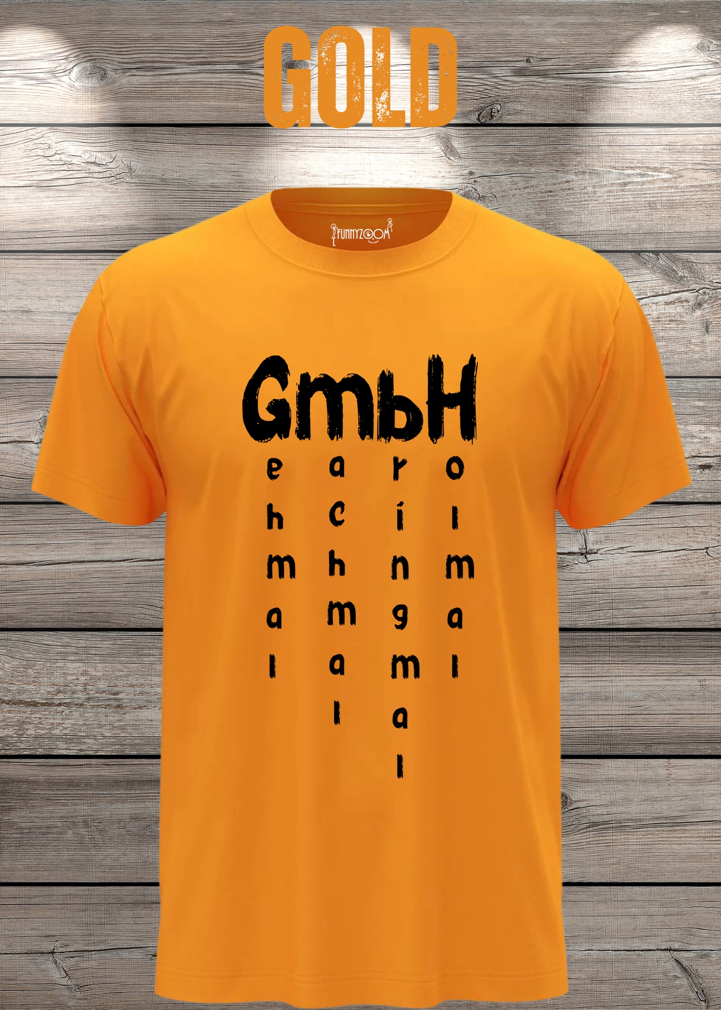 GmbH T-Shirt - Geh mal mach mal bring mal hol mal - Witziges Büro Statement Shirt - Lustiges Geschenk Unisex