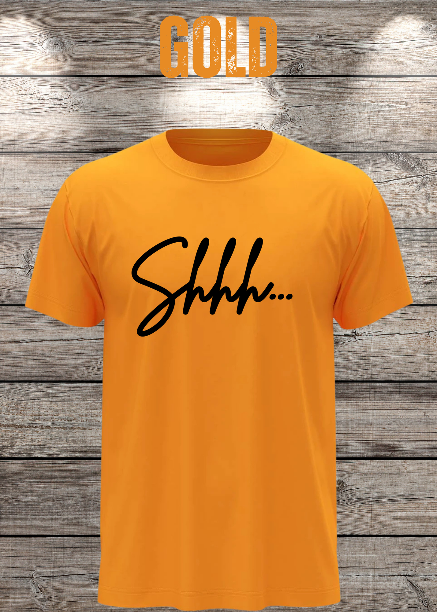 T-Shirt Shhh... - Geschenkidee T-Shirt - T-Shirt mit Spruch - Witziges T-Shirt - T-Shirt Freizeit - Lustiges T-Shirt Unisex