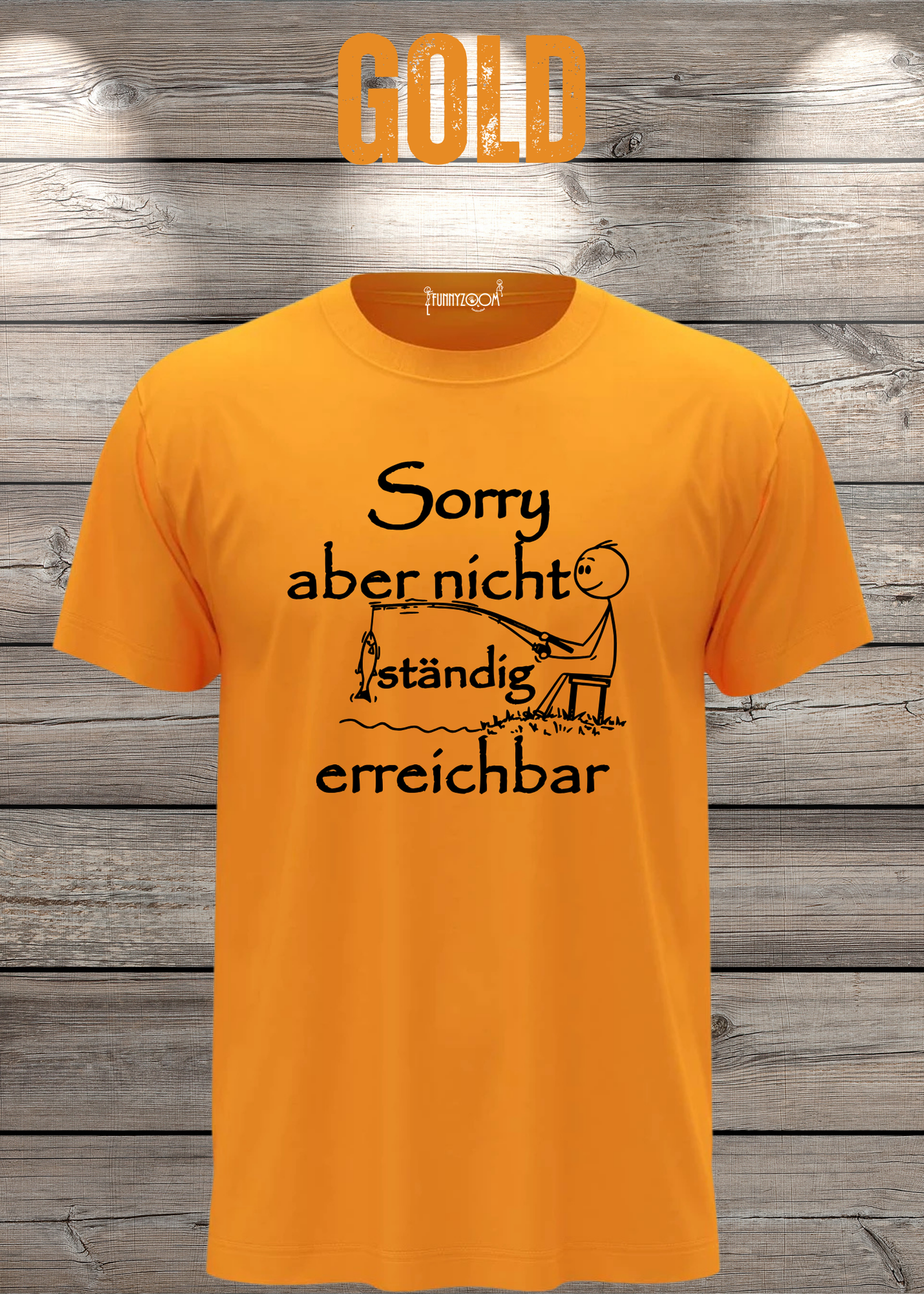 T-Shirt 'Sorry aber nicht ständig erreichbar' - Witziges Spruch-Shirt für Grenzensetzer
