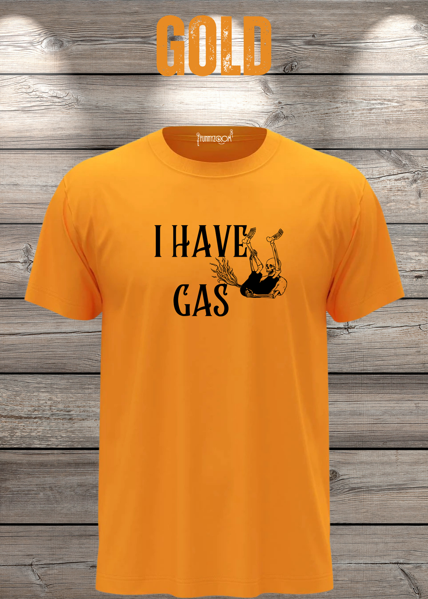T-Shirt 'I Have Gas' - Sarkastisches Pupsen-Shirt für Ehrliche