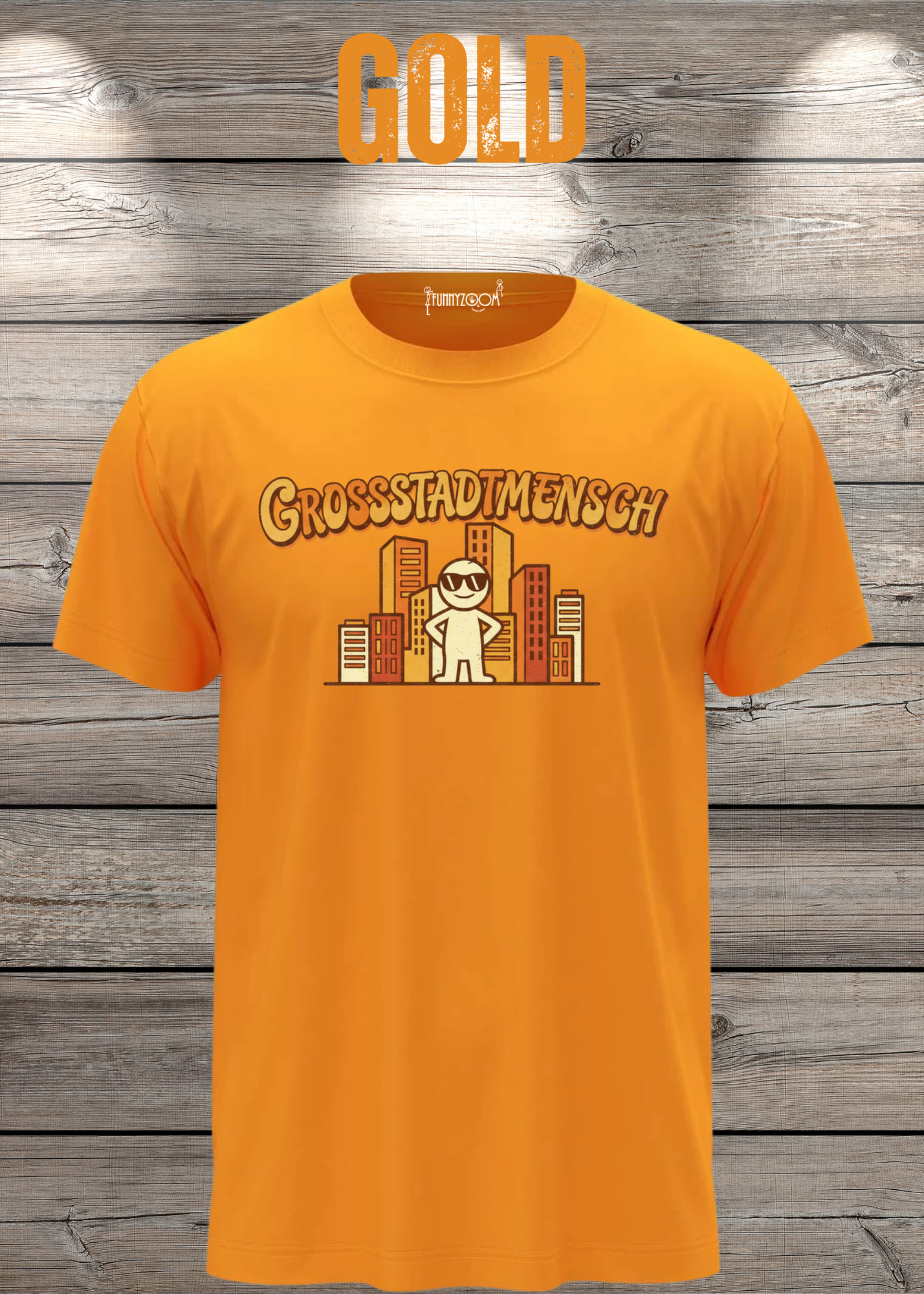 T-Shirt 'Großstadtmensch' - Witziges City-Shirt für Stadtliebhaber