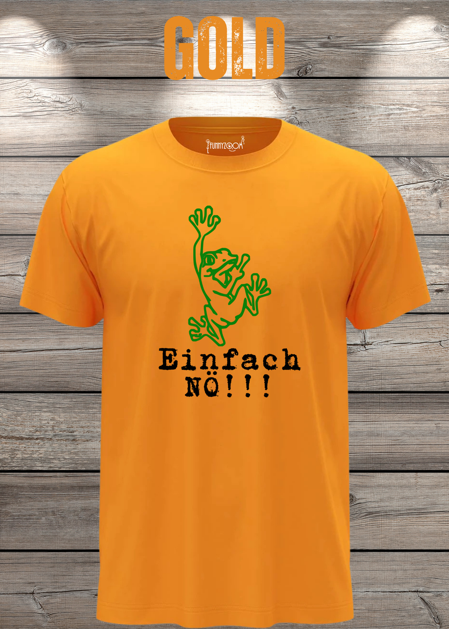 T-Shirt Einfach NÖ!!! Lustige Sprüche Geschenkidee Geburtstag Freizeit Frosch Unisex viele Farben