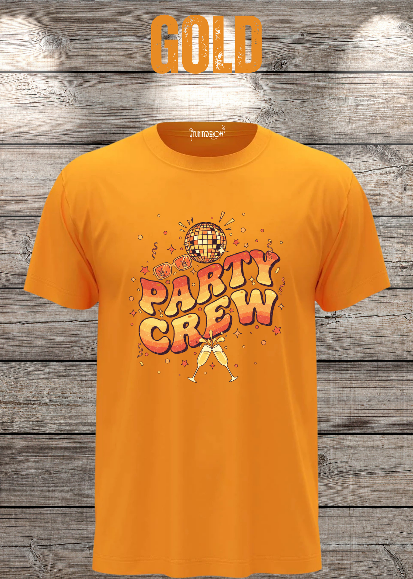T-Shirt 'Party Crew' - Witziges Party-Shirt für echte Feierlöwen