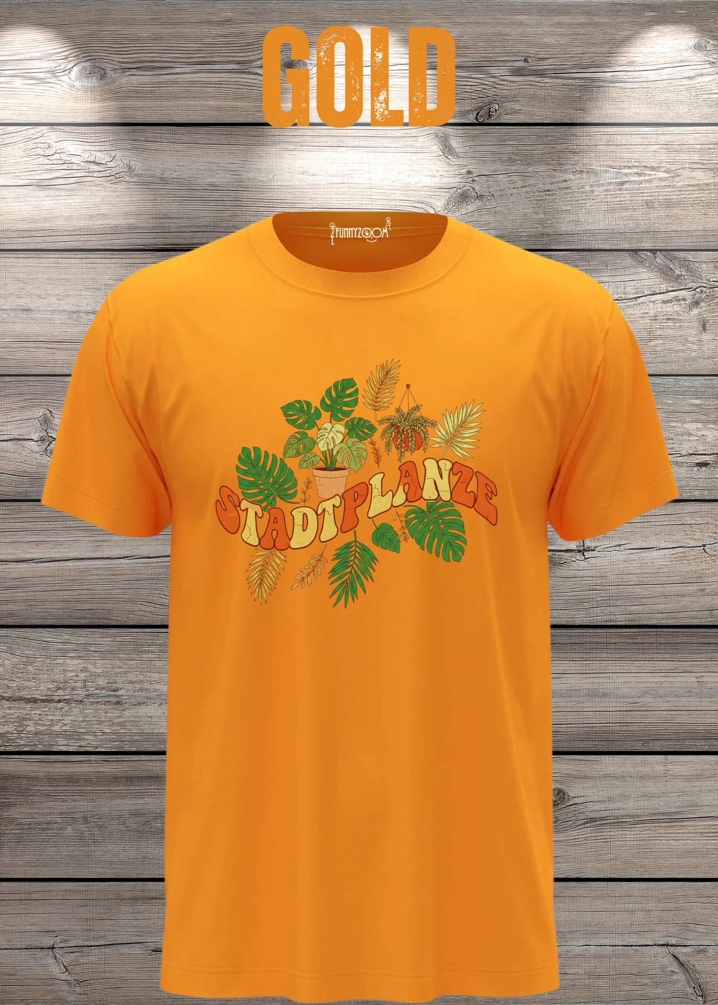 T-Shirt 'Stadtpflanze' - Witziges Spruch-Shirt für Urban-Naturliebhaber