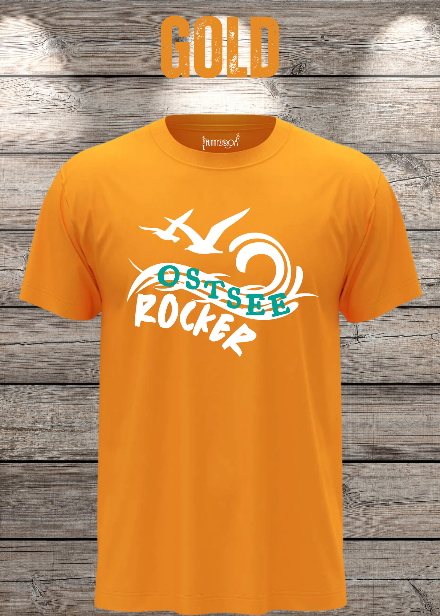 T-Shirt 'Ostsee Rocker' - Norddeutschland Geschenk Unisex Küsten-Style